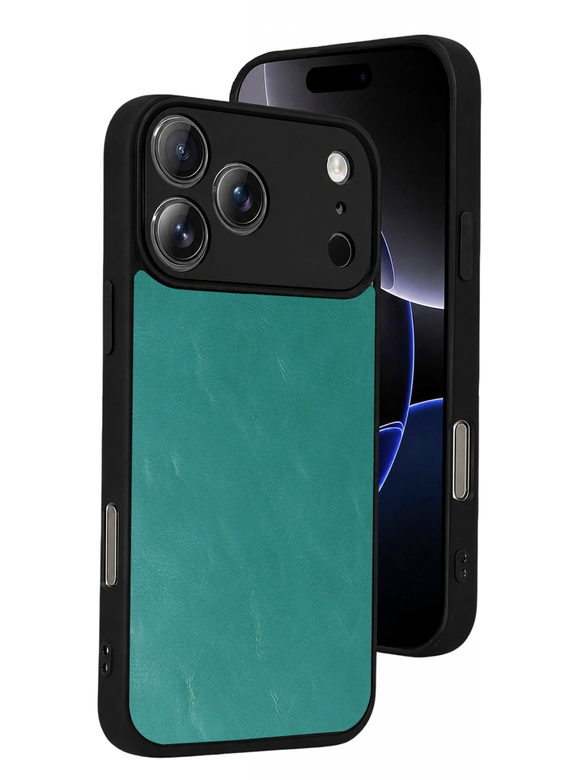 Newface Apple iPhone 17 Pro Aras Deri Kapak - Açık Yeşil