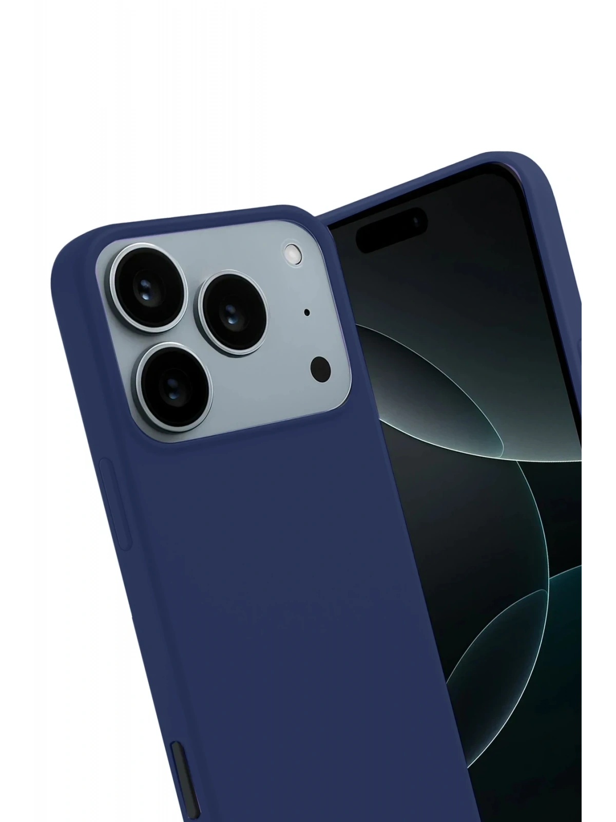 Newface Apple iPhone 17 Pro First Silikon - Lacivert