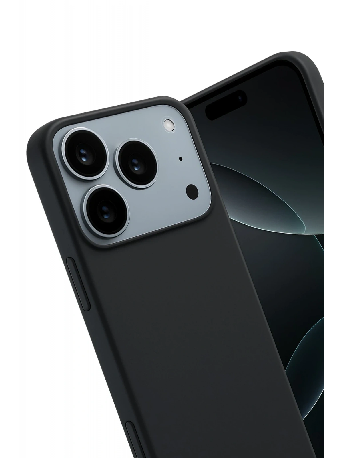 Newface Apple iPhone 17 Pro First Silikon - Siyah