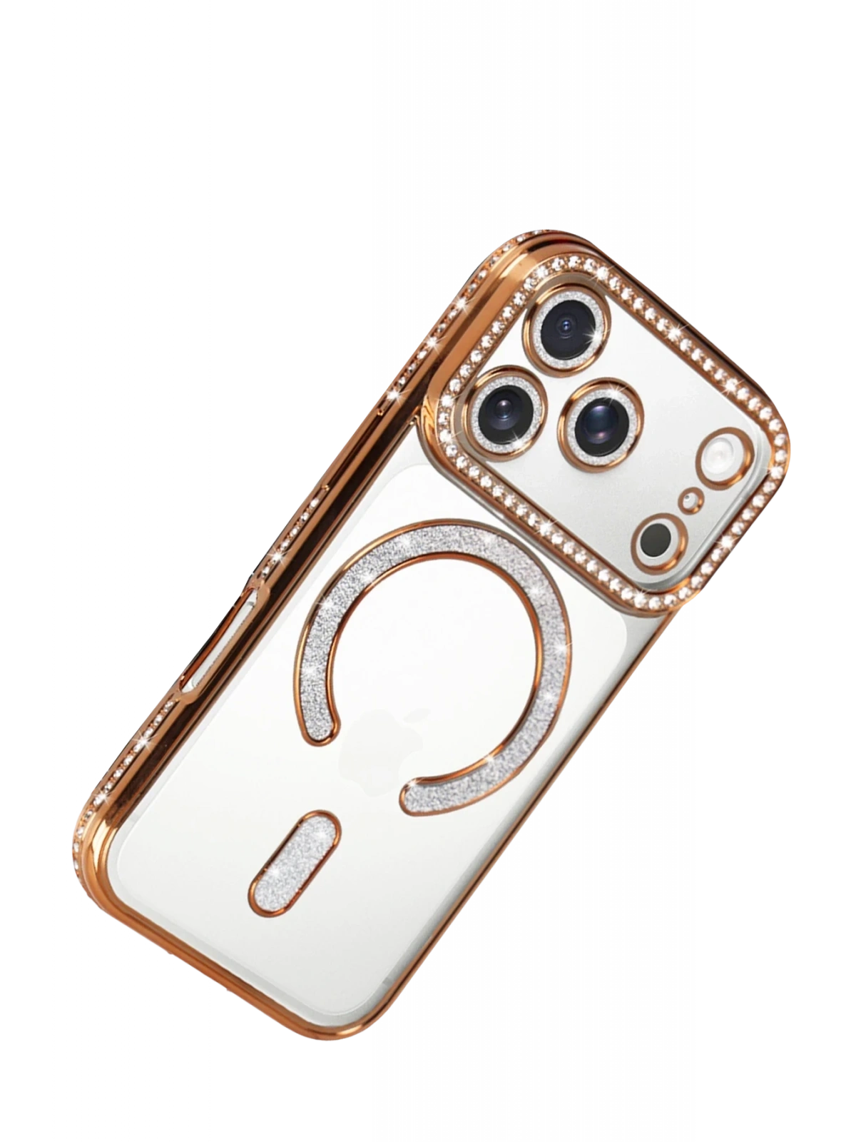 Newface Apple iPhone 17 Pro Joke Simli Magneticsafe Kılıf - Turuncu