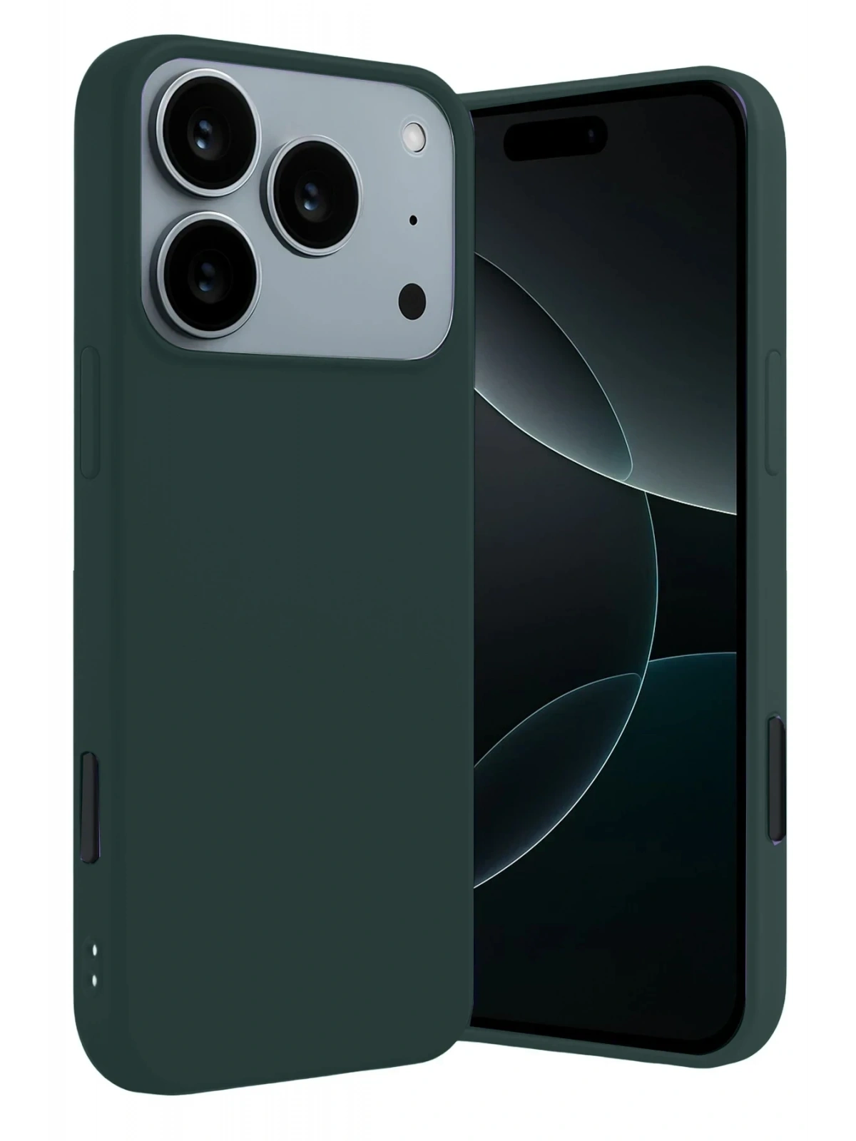 Newface Apple iPhone 17 Pro Max First Silikon - Koyu Yeşil