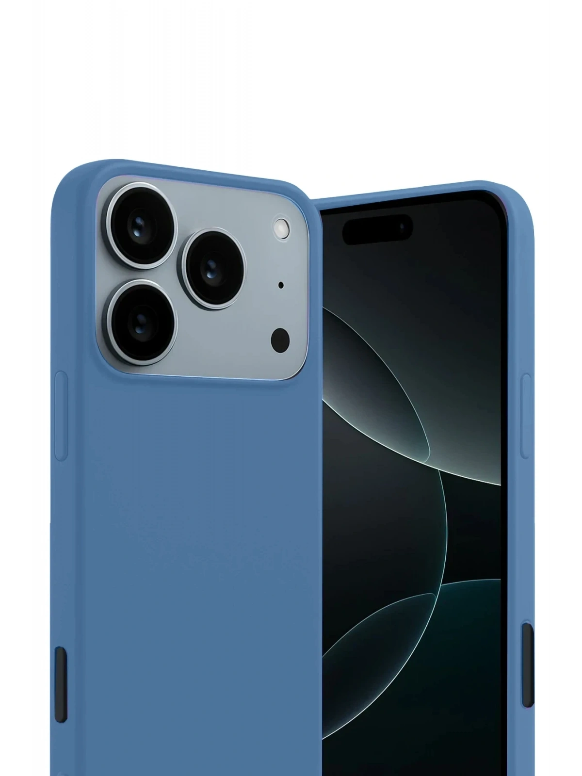 Newface Apple iPhone 17 Pro Max First Silikon - Mavi
