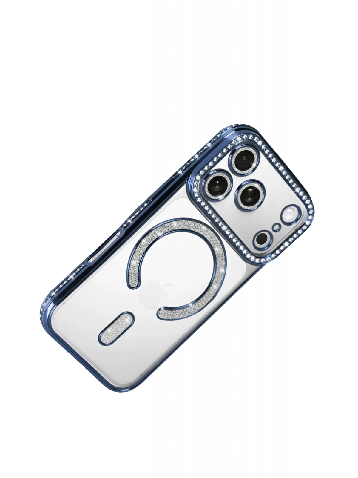 Newface Apple iPhone 17 Pro Max Joke Simli Magneticsafe Kılıf - Mavi