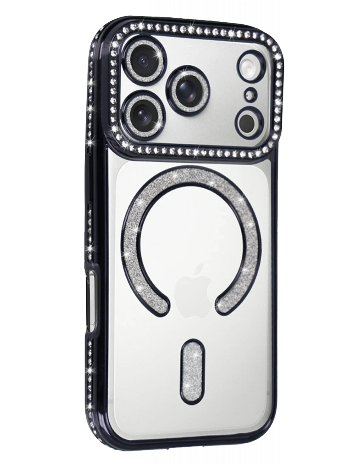 Newface Apple iPhone 17 Pro Max Joke Simli Magneticsafe Kılıf - Siyah