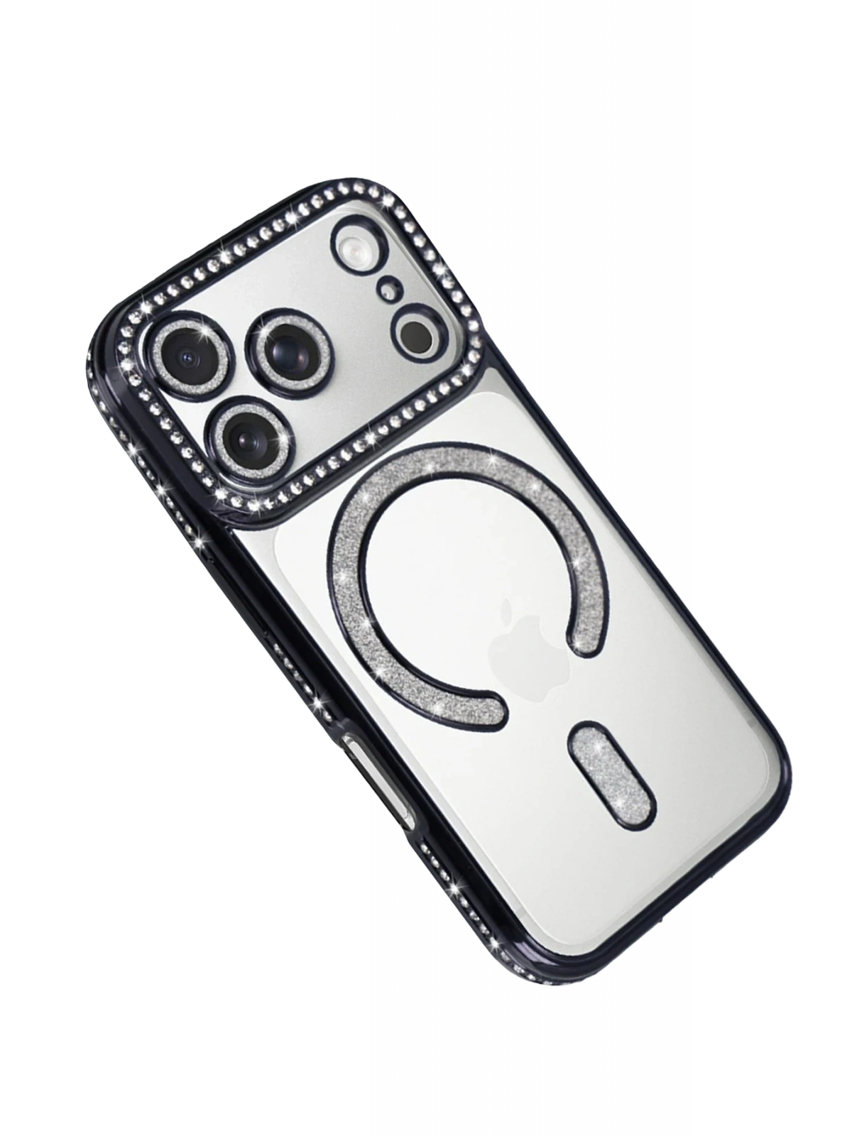 Newface Apple iPhone 17 Pro Max Joke Simli Magneticsafe Kılıf - Siyah