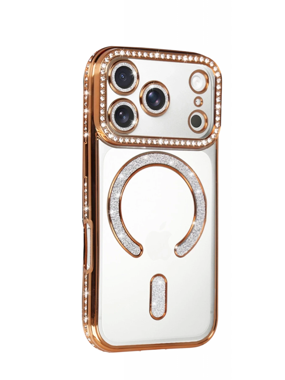 Newface Apple iPhone 17 Pro Max Joke Simli Magneticsafe Kılıf - Turuncu