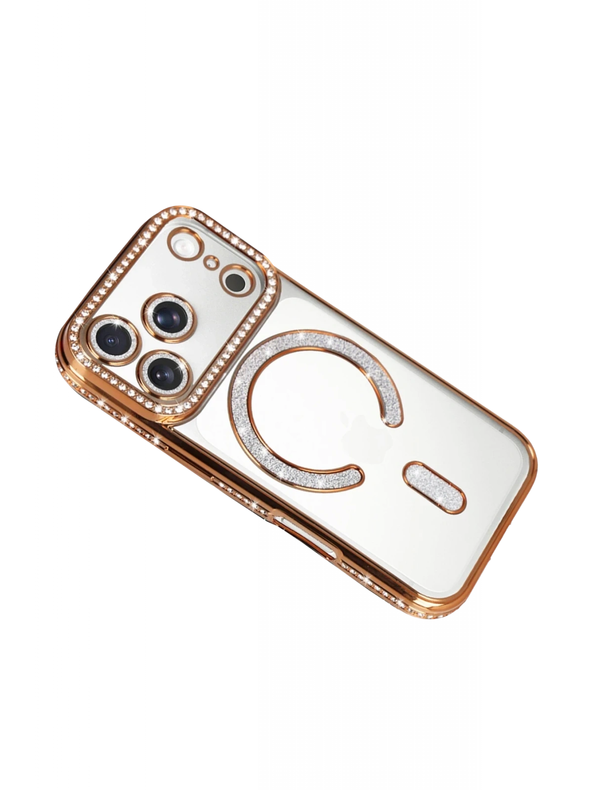 Newface Apple iPhone 17 Pro Max Joke Simli Magneticsafe Kılıf - Turuncu