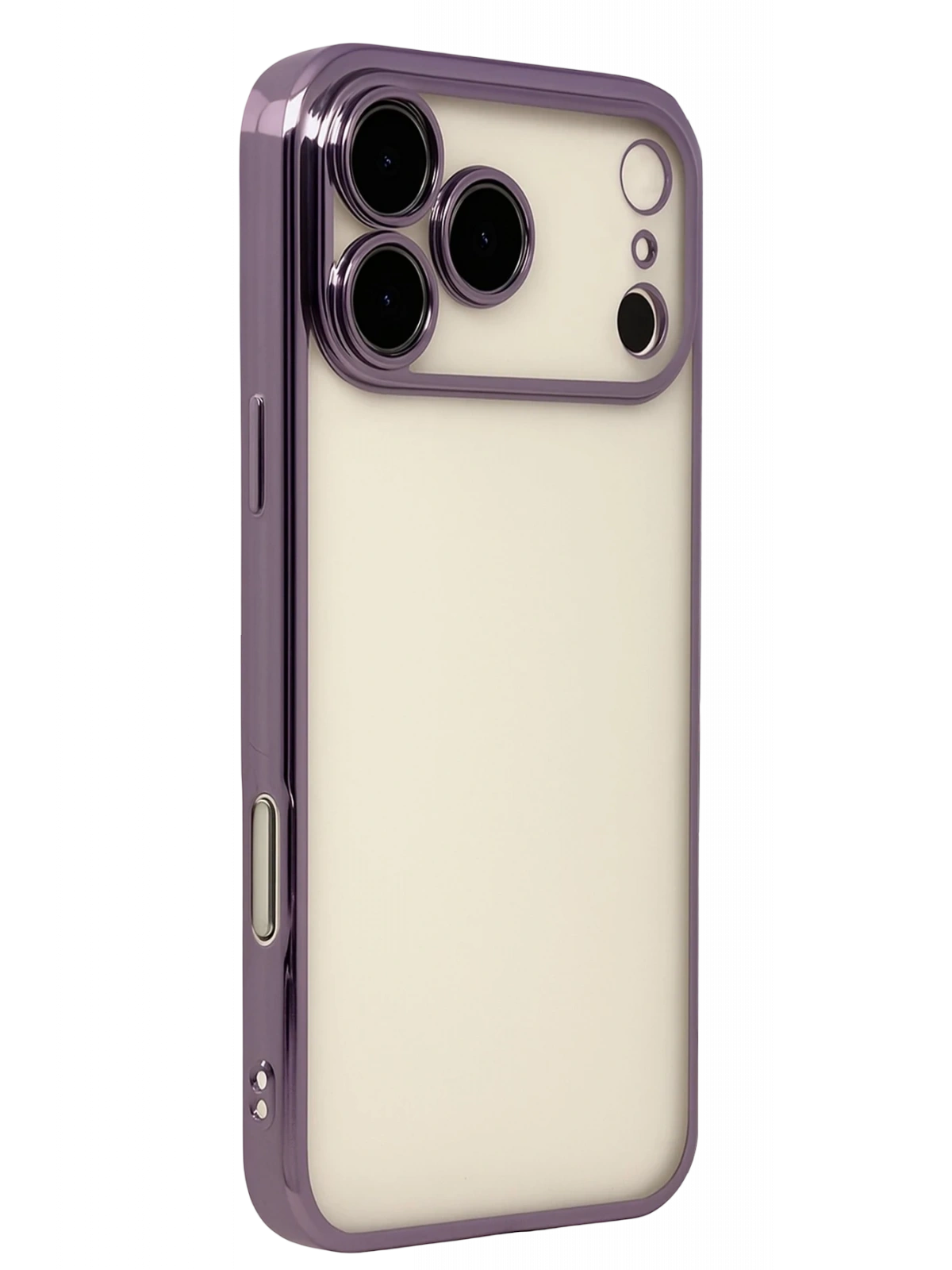 Newface Apple iPhone 17 Pro Max Razer Lensli Silikon - Mor
