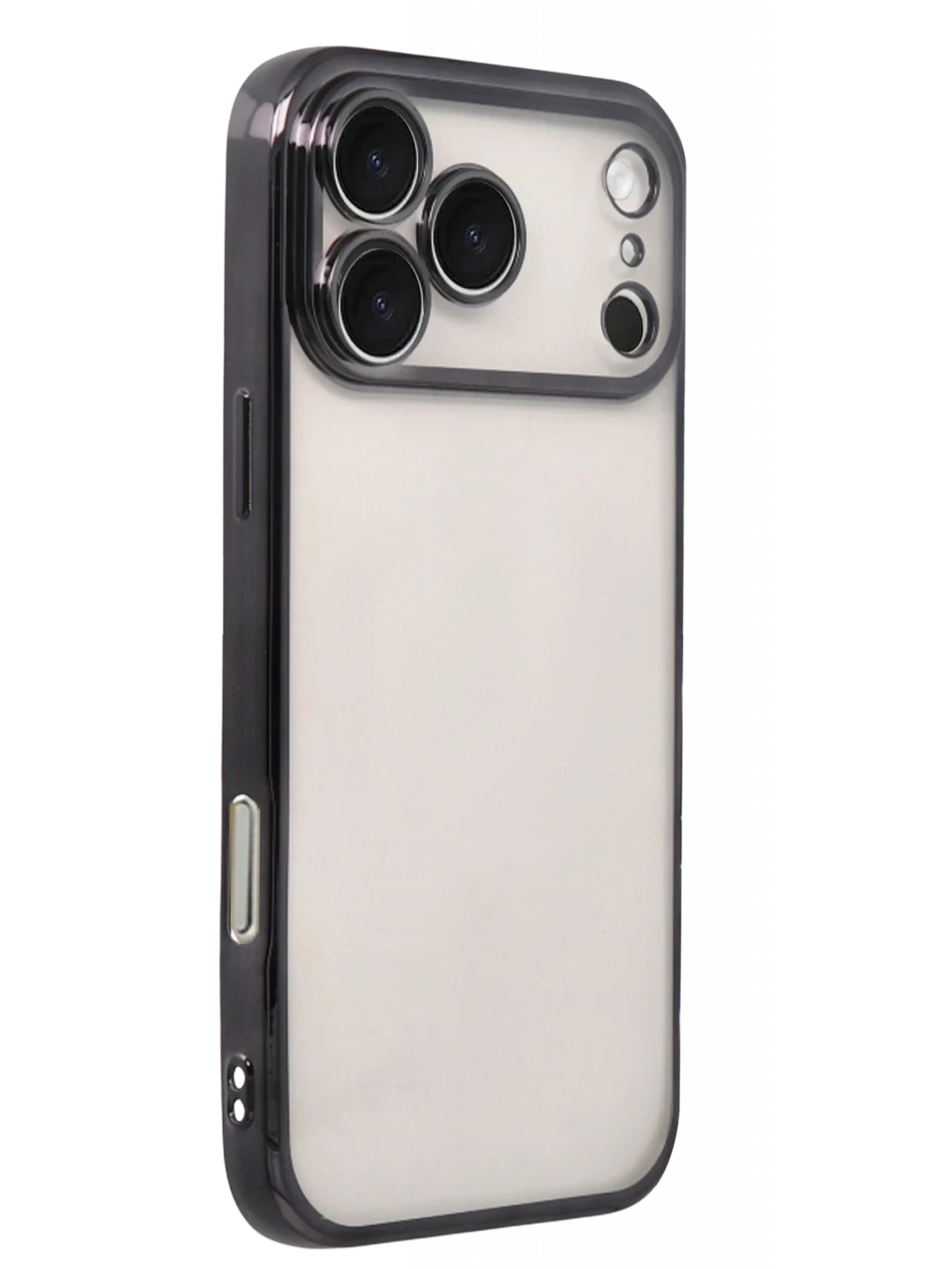 Newface Apple iPhone 17 Pro Max Razer Lensli Silikon - Siyah