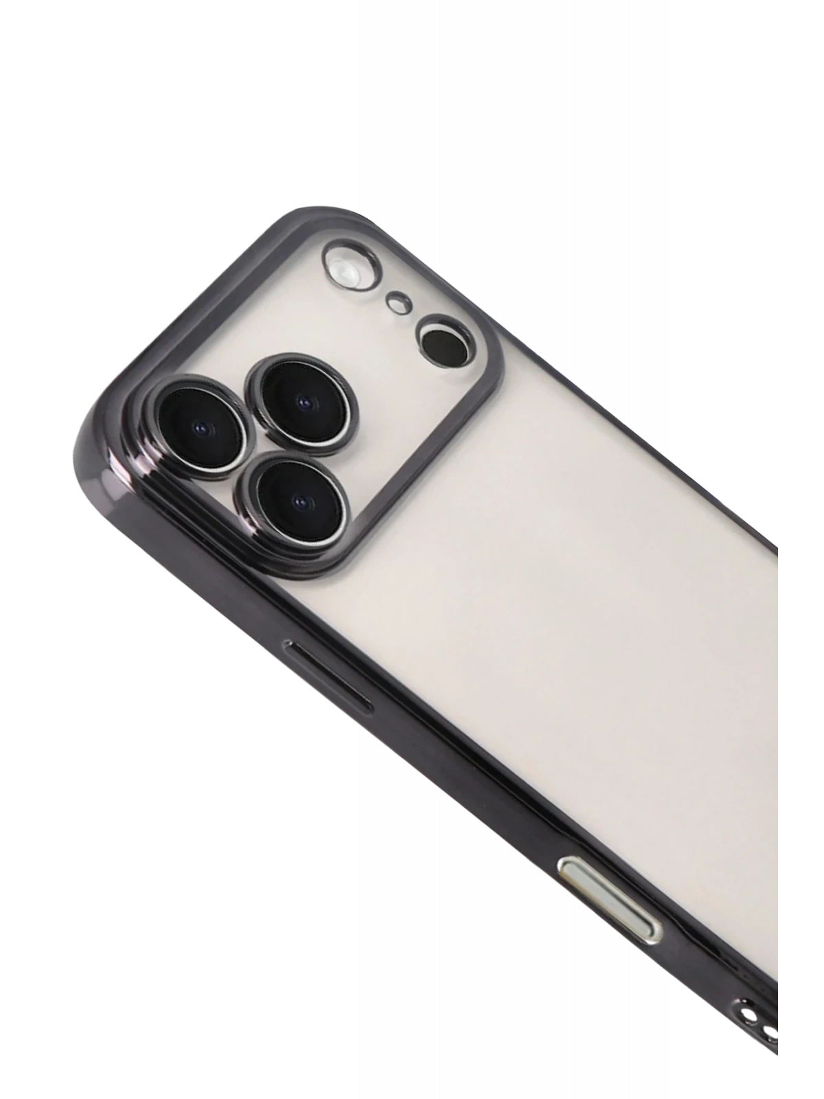 Newface Apple iPhone 17 Pro Razer Lensli Silikon - Siyah