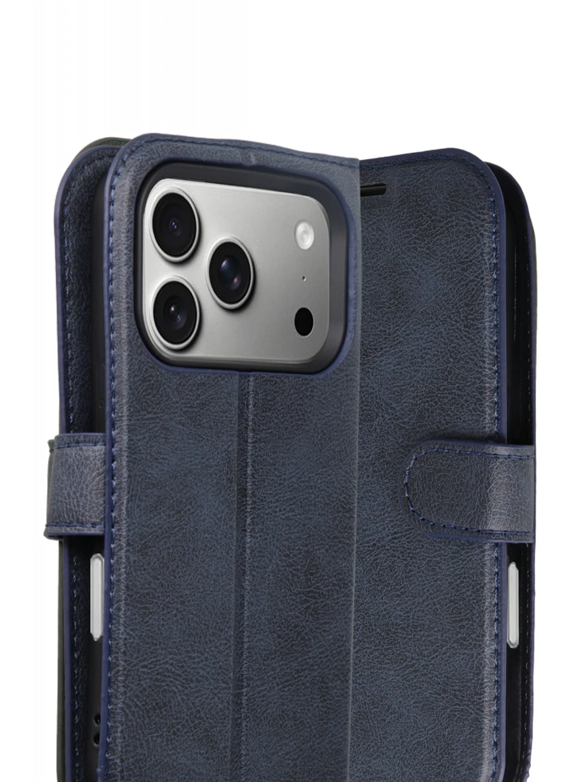 Newface Apple iPhone 17 Pro Trend S Plus Kapaklı Kılıf - Lacivert