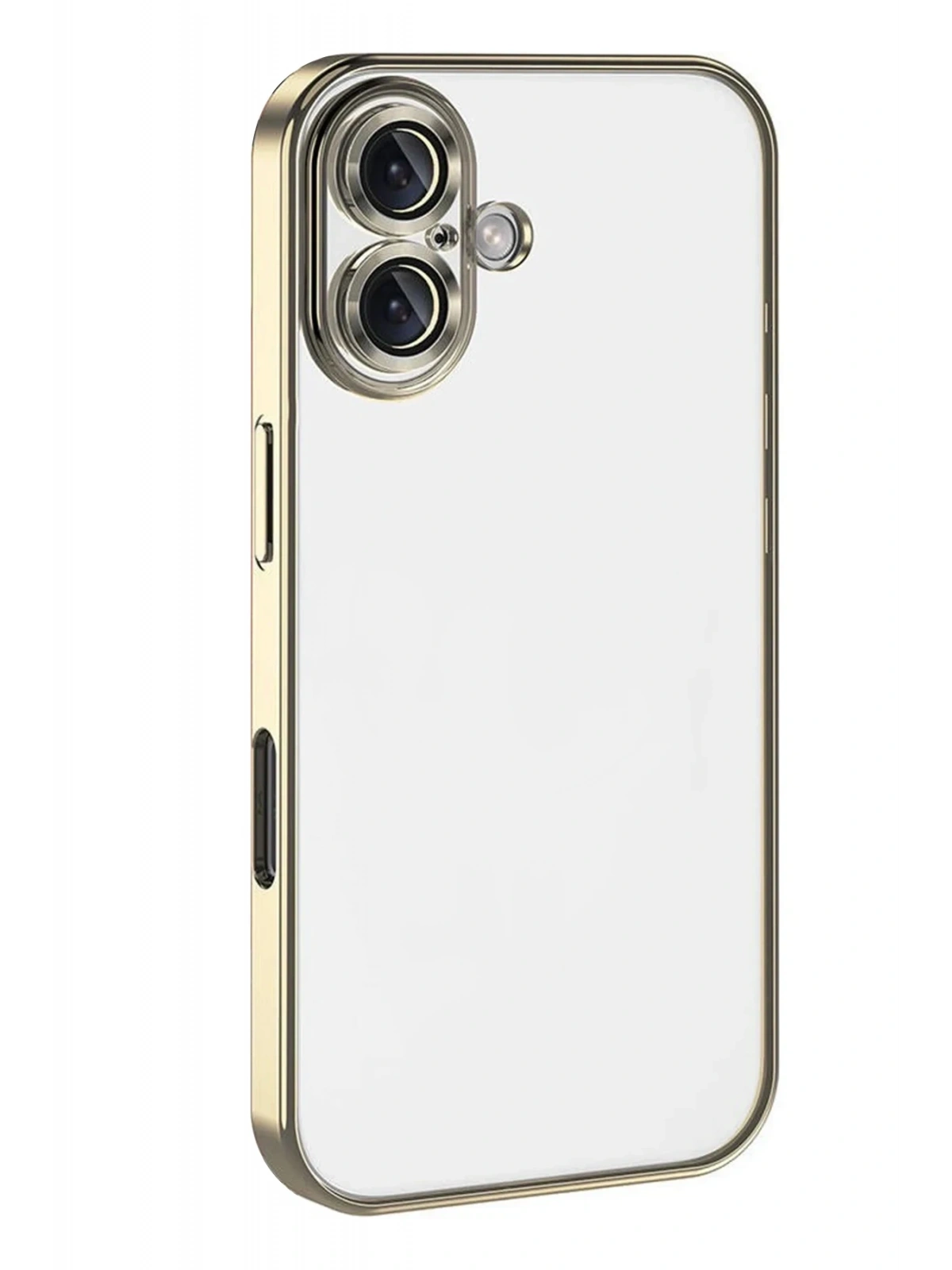 Newface Apple iPhone 17 Razer Lensli Silikon - Gold