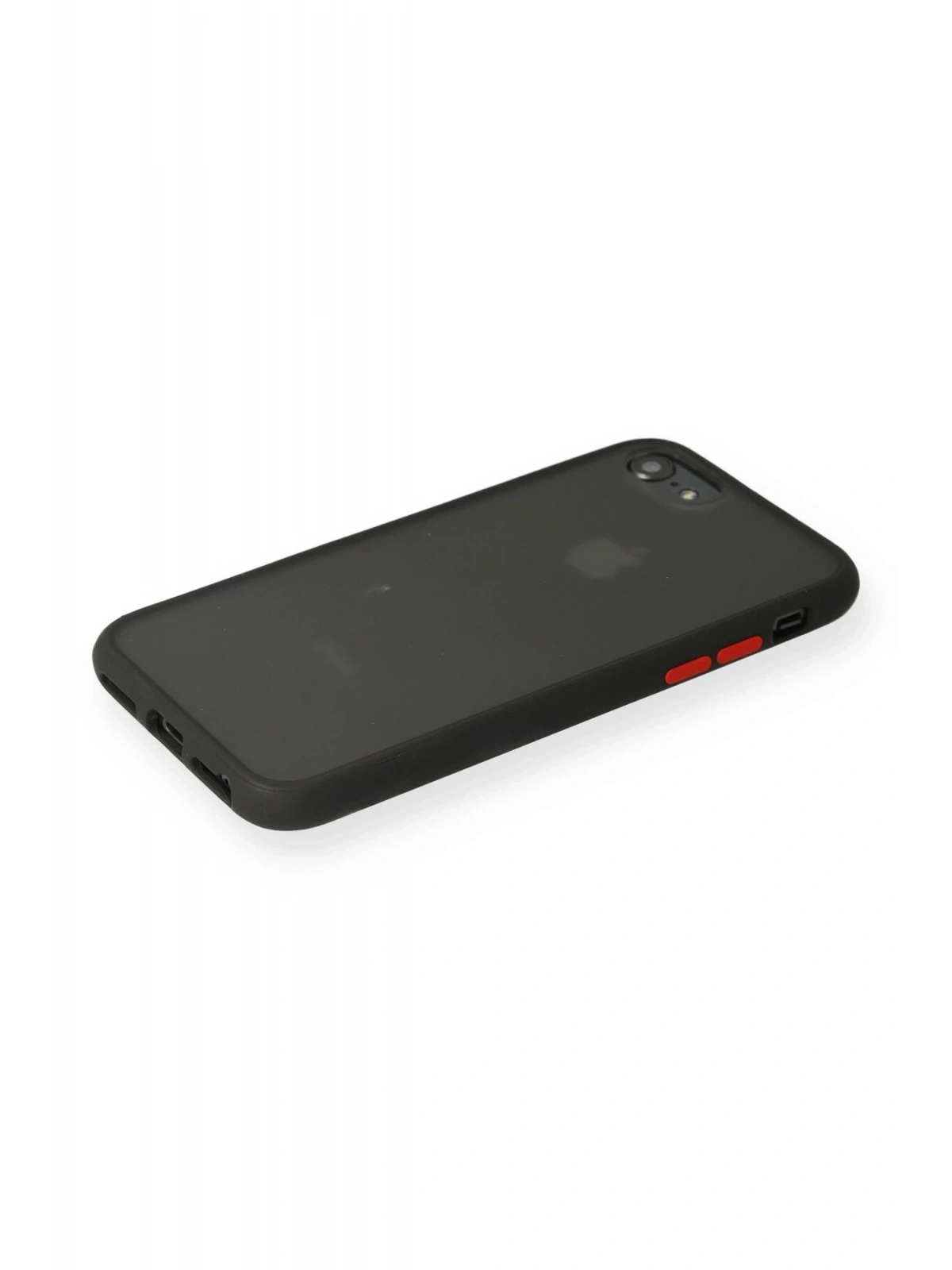 Newface Apple iPhone 7 Kılıf Montreal Silikon Kapak - Siyah