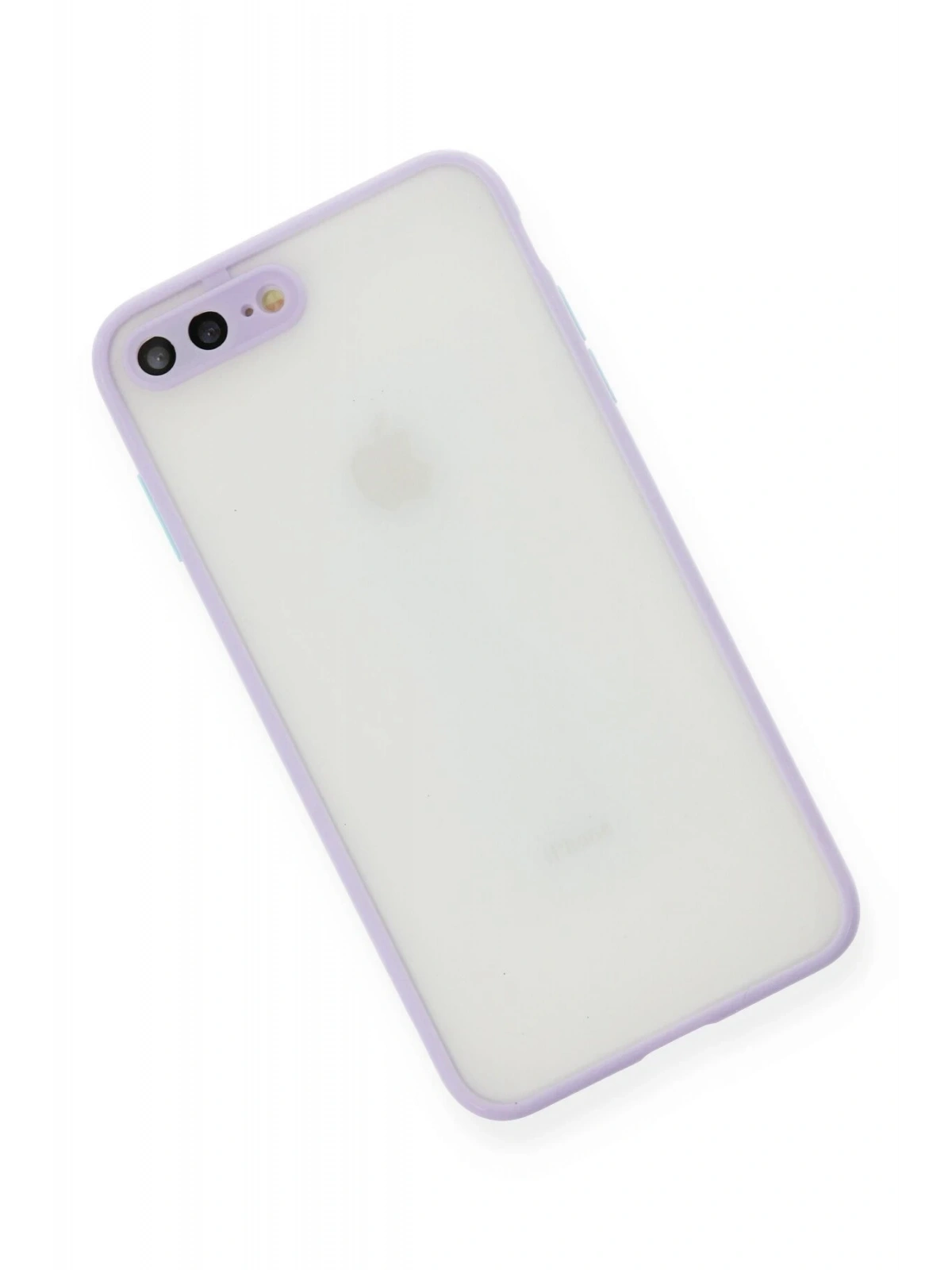 Newface Apple iPhone 7 Plus Kılıf Montreal Silikon Kapak - Mor