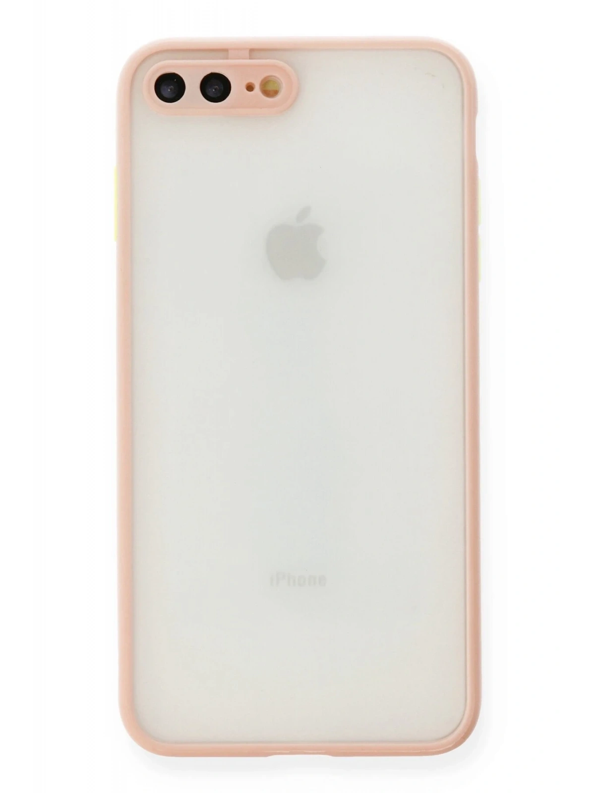 Newface Apple iPhone 7 Plus Kılıf Montreal Silikon Kapak - Pembe