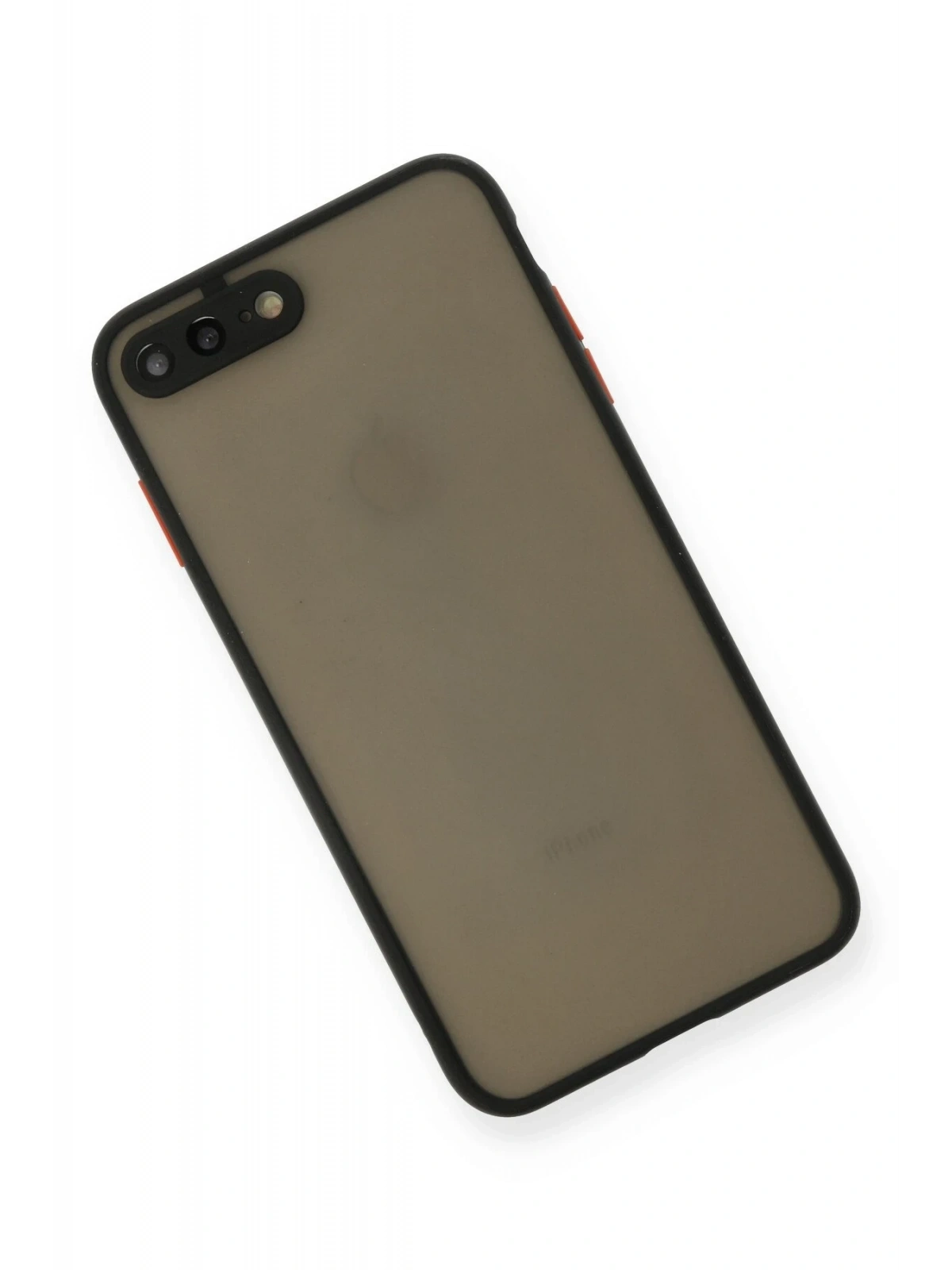 Newface Apple iPhone 7 Plus Kılıf Montreal Silikon Kapak - Siyah