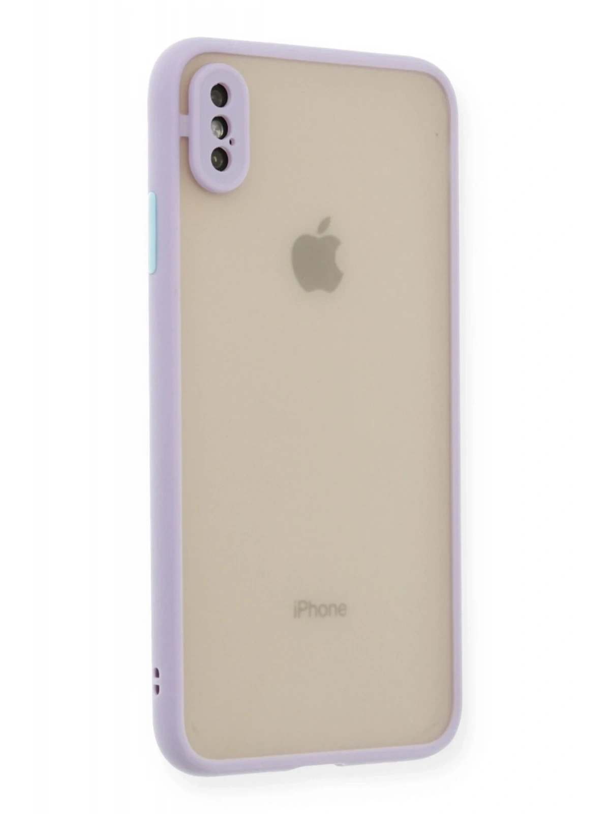 Newface Apple iPhone X Kılıf Montreal Silikon Kapak - Mor