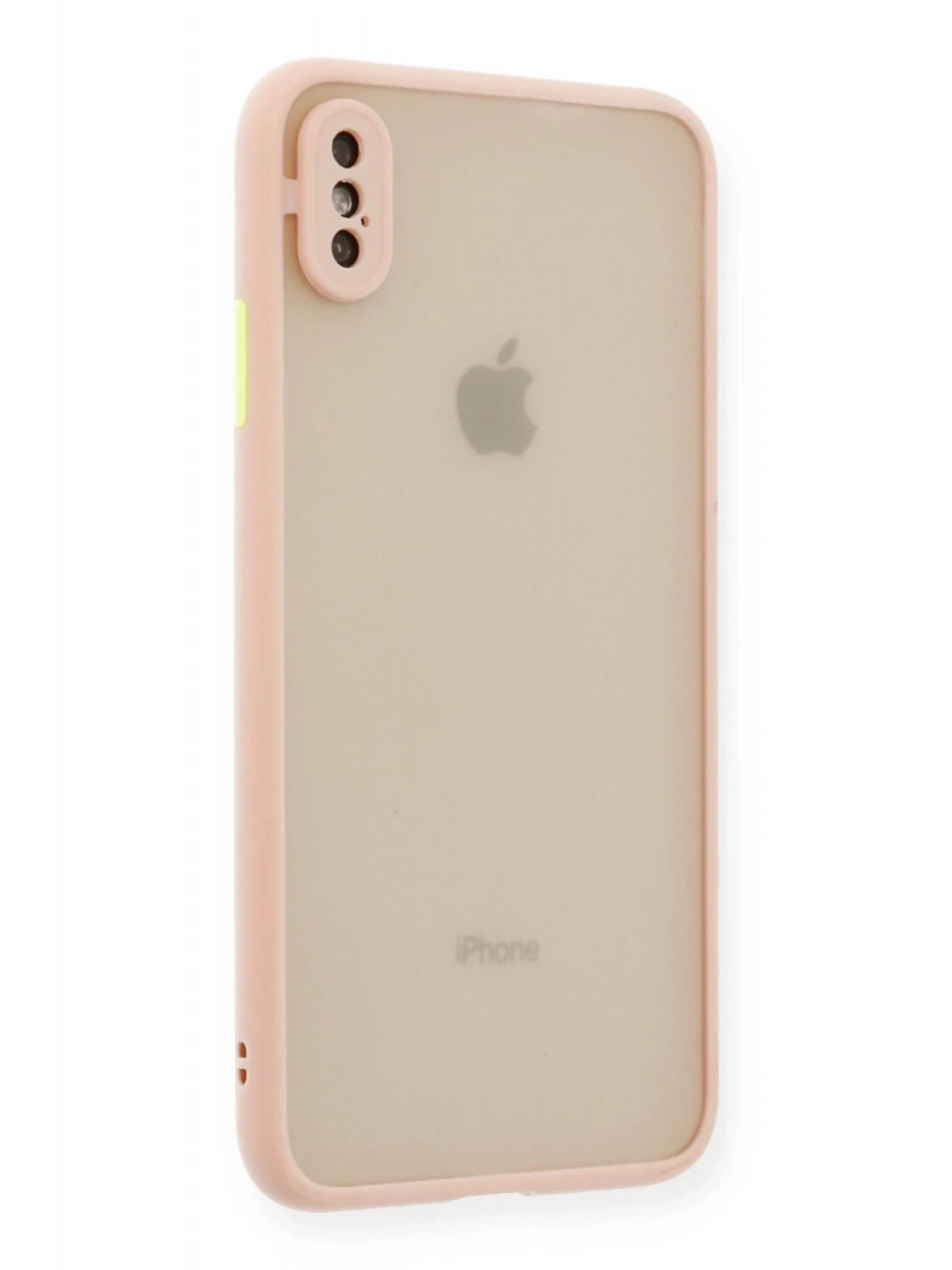 Newface Apple iPhone X Kılıf Montreal Silikon Kapak - Pembe