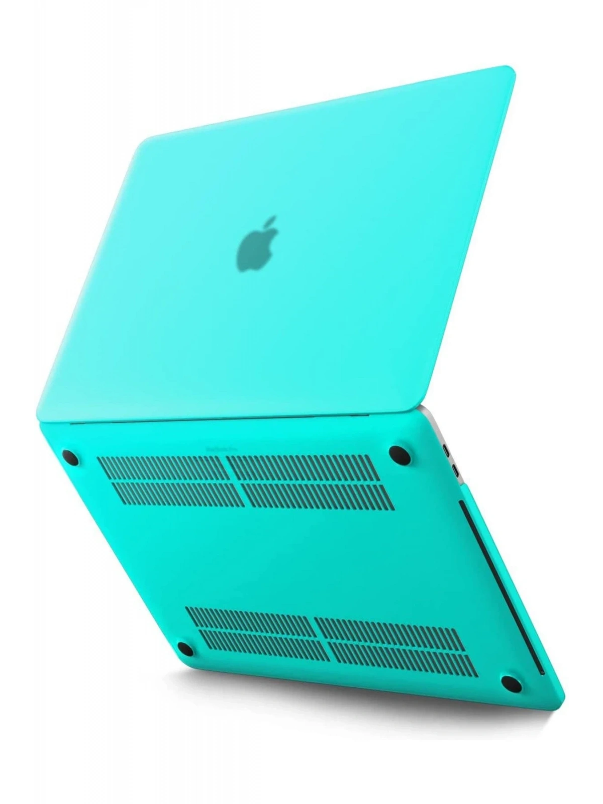 Newface Apple Macbook Pro 13 2020 Macbook Buzlu Kapak - Yeşil