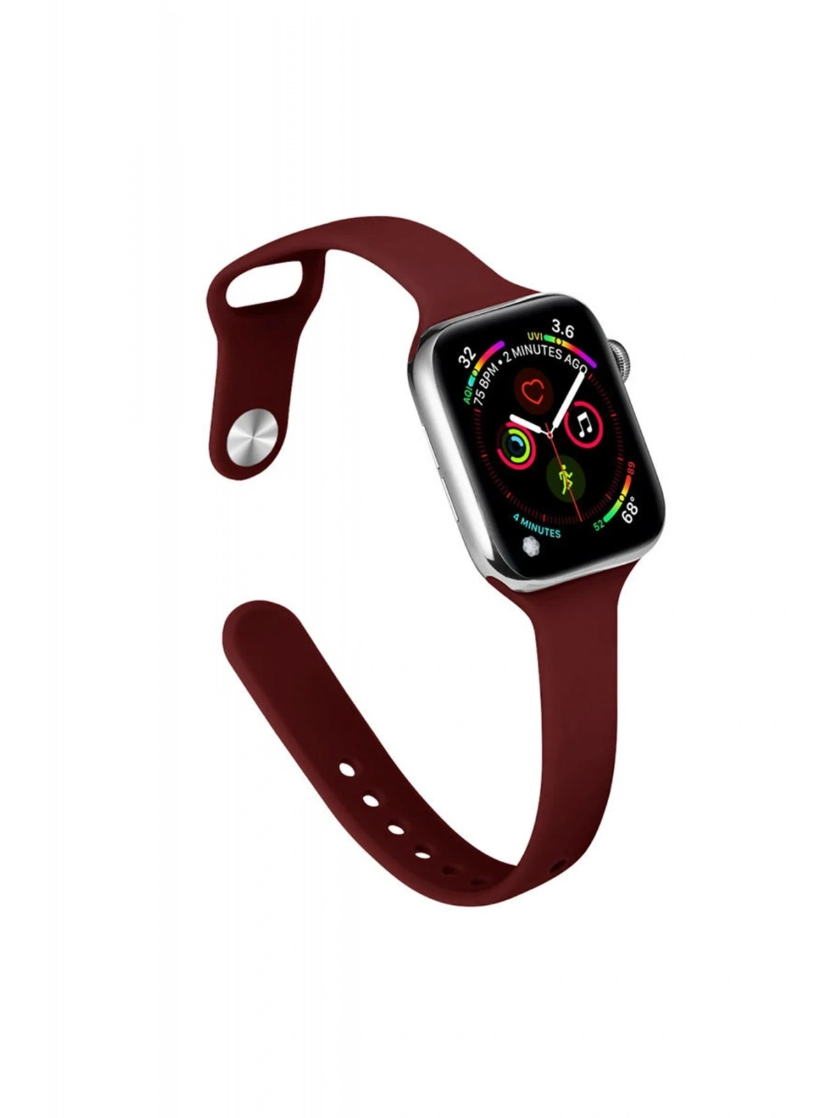 Newface Apple Watch 38mm Klasik Kordon - Bordo