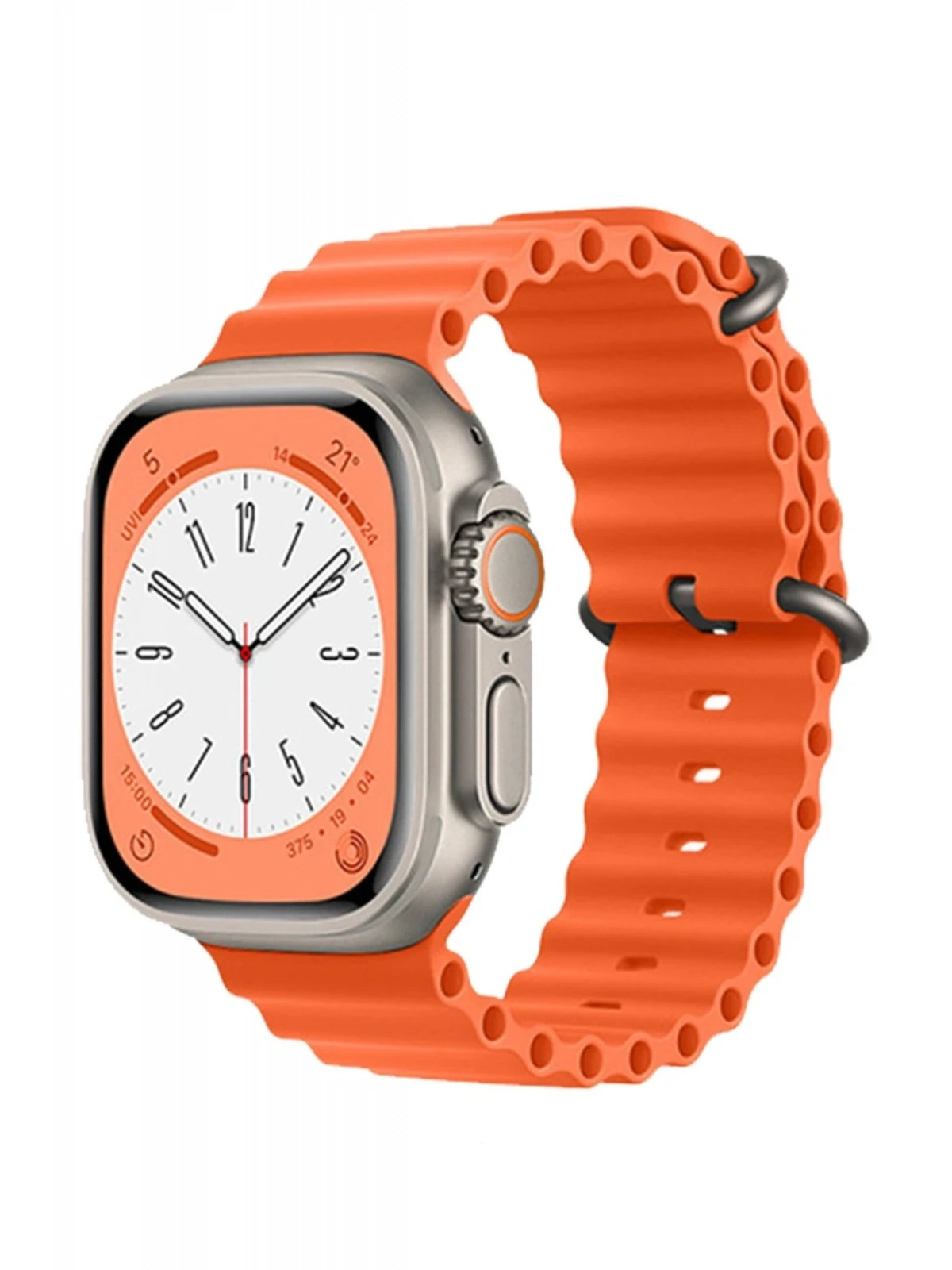 Newface Apple Watch 38mm Ocean Kordon - Turuncu