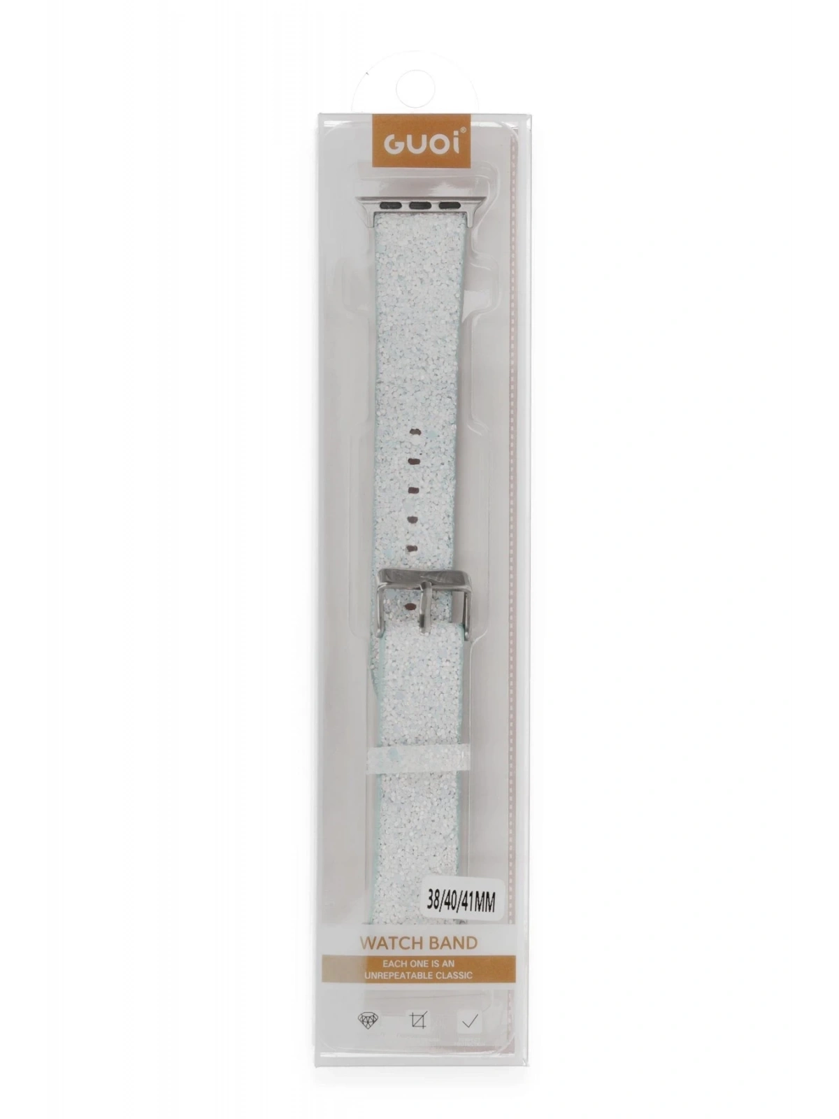 Newface Apple Watch 38mm Starry Taşlı Kordon - Mavi