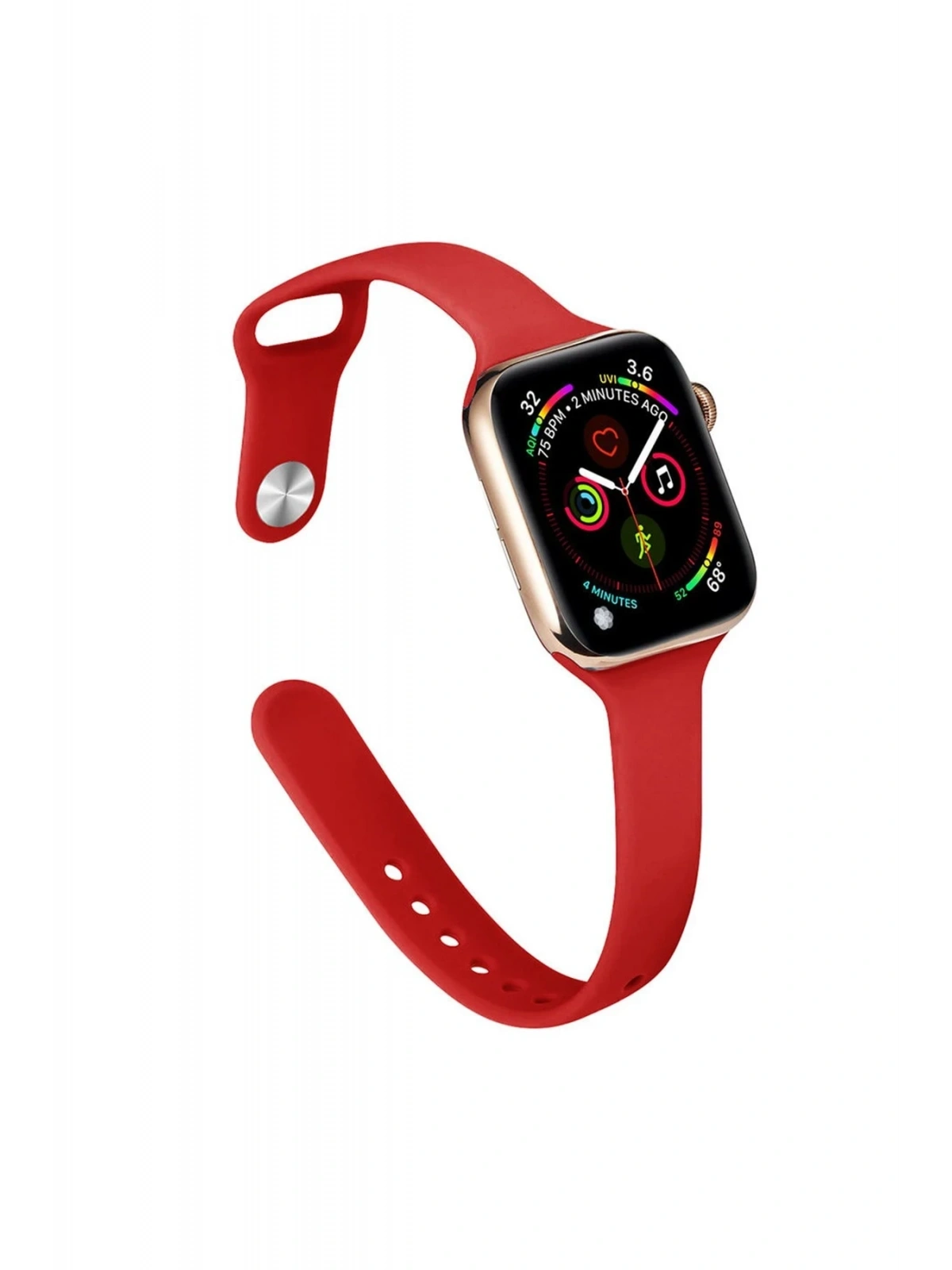 Newface Apple Watch 42mm Klasik Kordon - Kırmızı