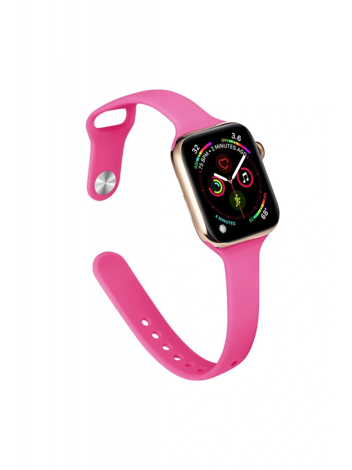 Newface Apple Watch 42mm Klasik Kordon - Pembe