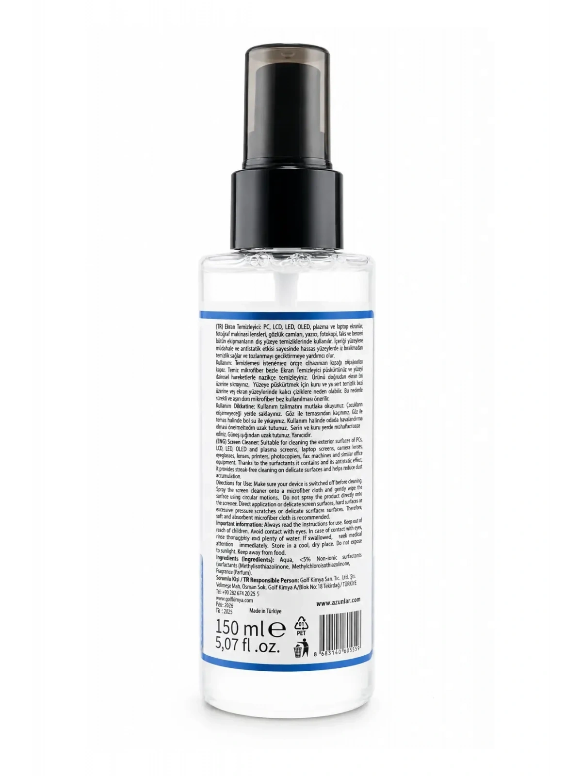 Newface Ekran Temizleme Sprey 150ml