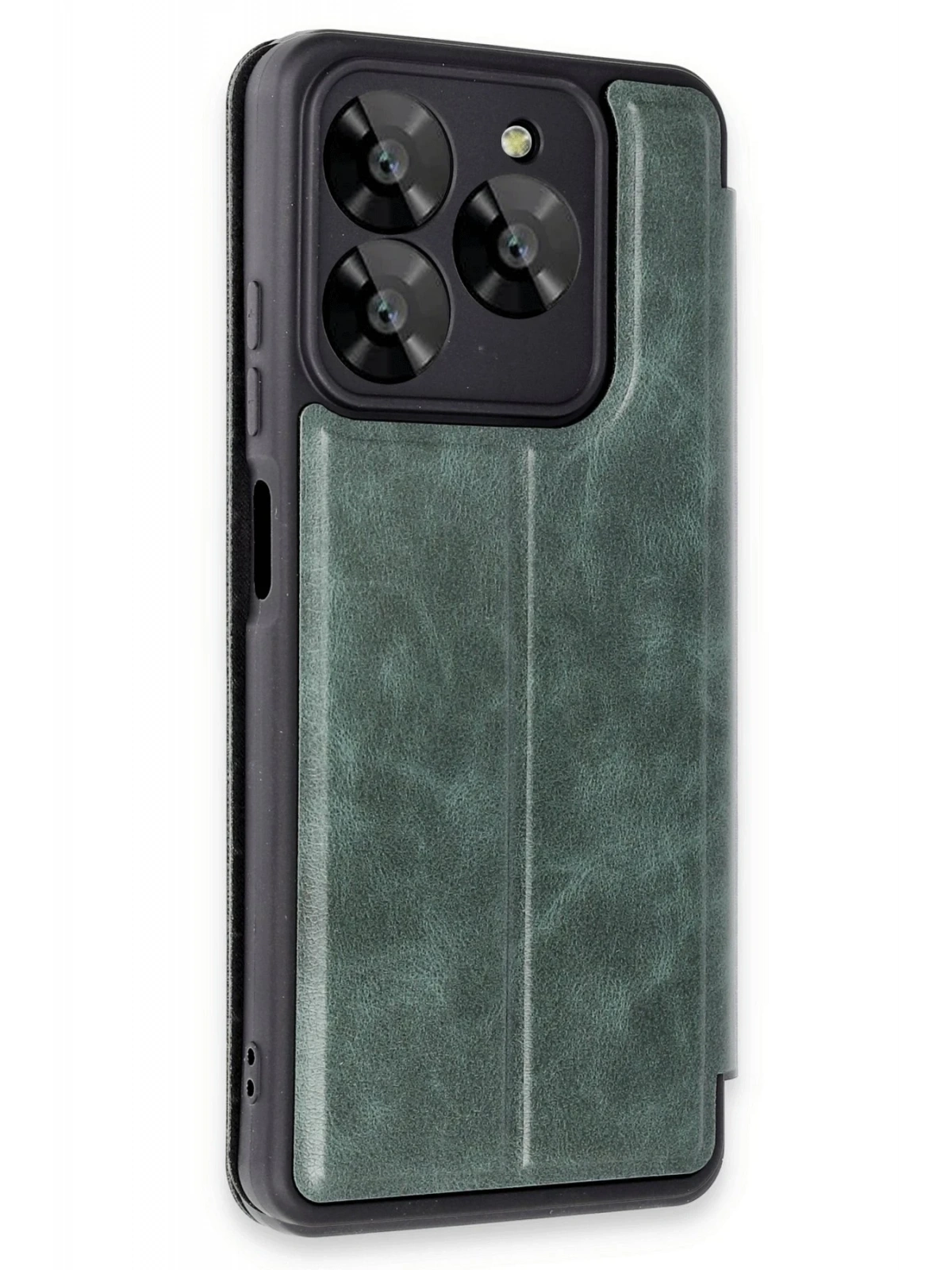 Newface General Mobile Era 50 Kılıf Flip Cover - Koyu Yeşil