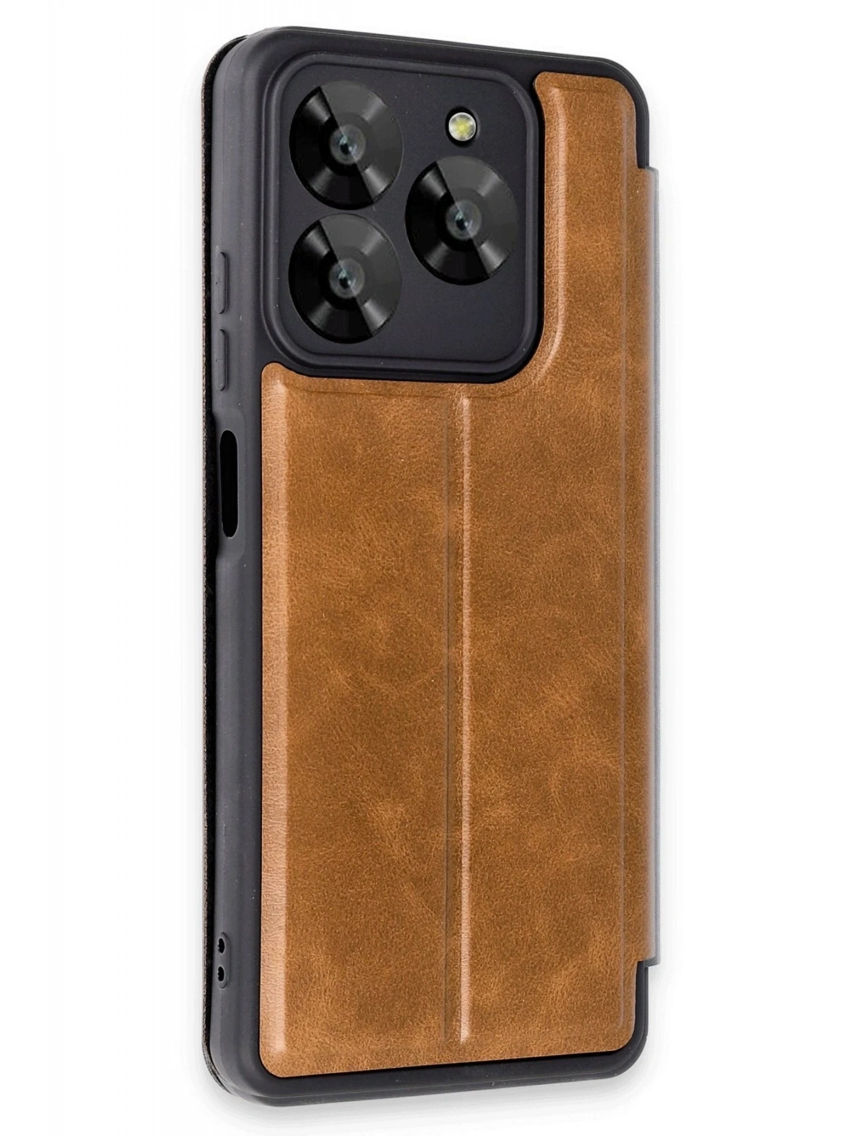 Newface General Mobile Era 50 Kılıf Flip Cover - Taba