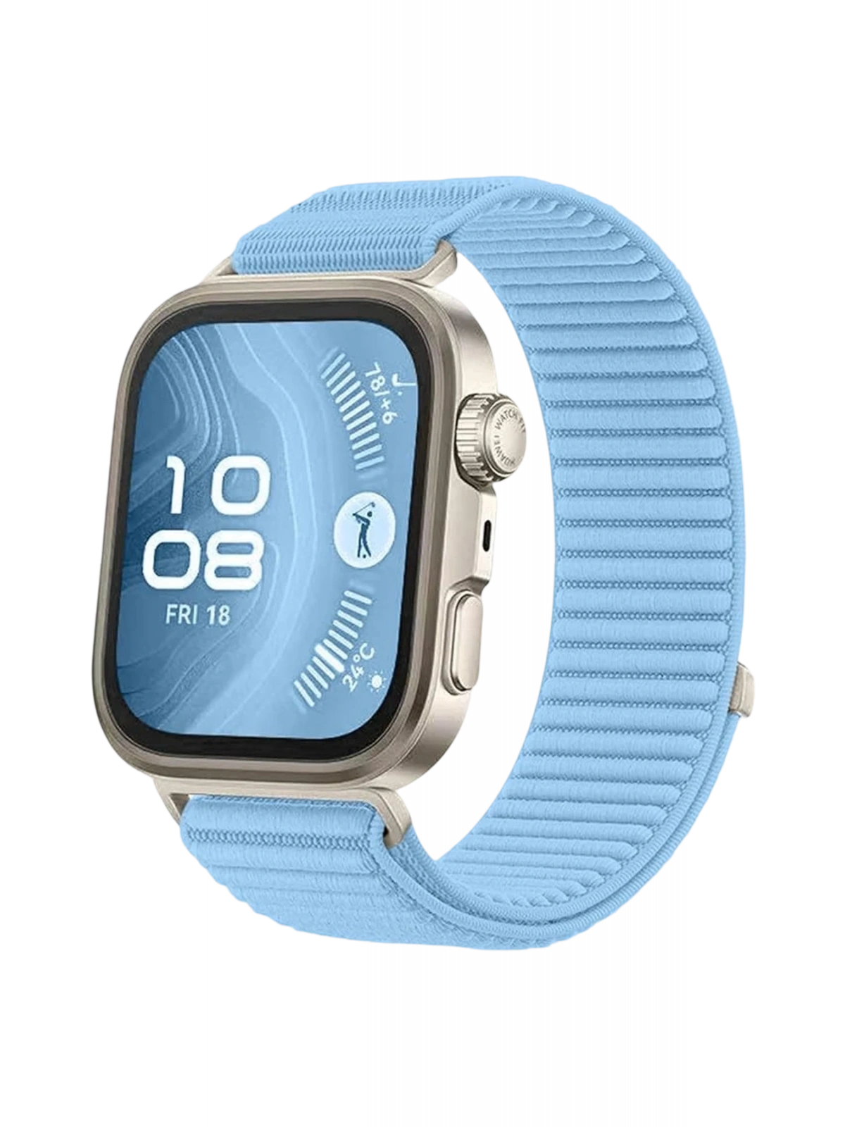 Newface Huawei Fit 4 Braid Kordon - Açık Mavi