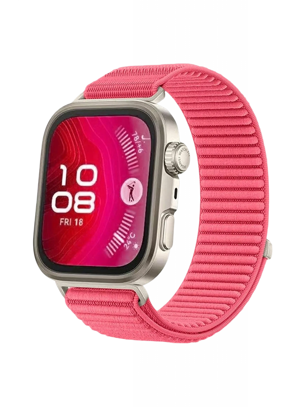 Newface Huawei Fit 4 Braid Kordon - Rose