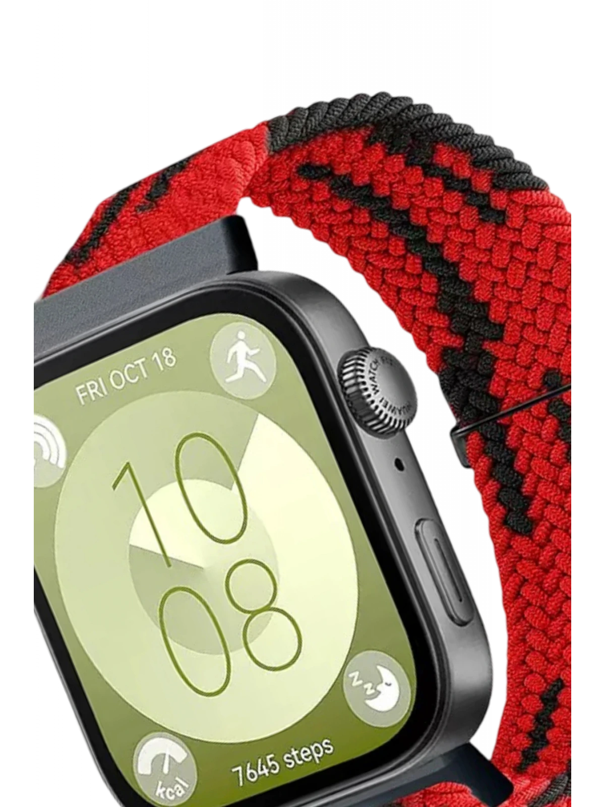 Newface Huawei Fit 4 Star Kordon - Kırmızı-Siyah