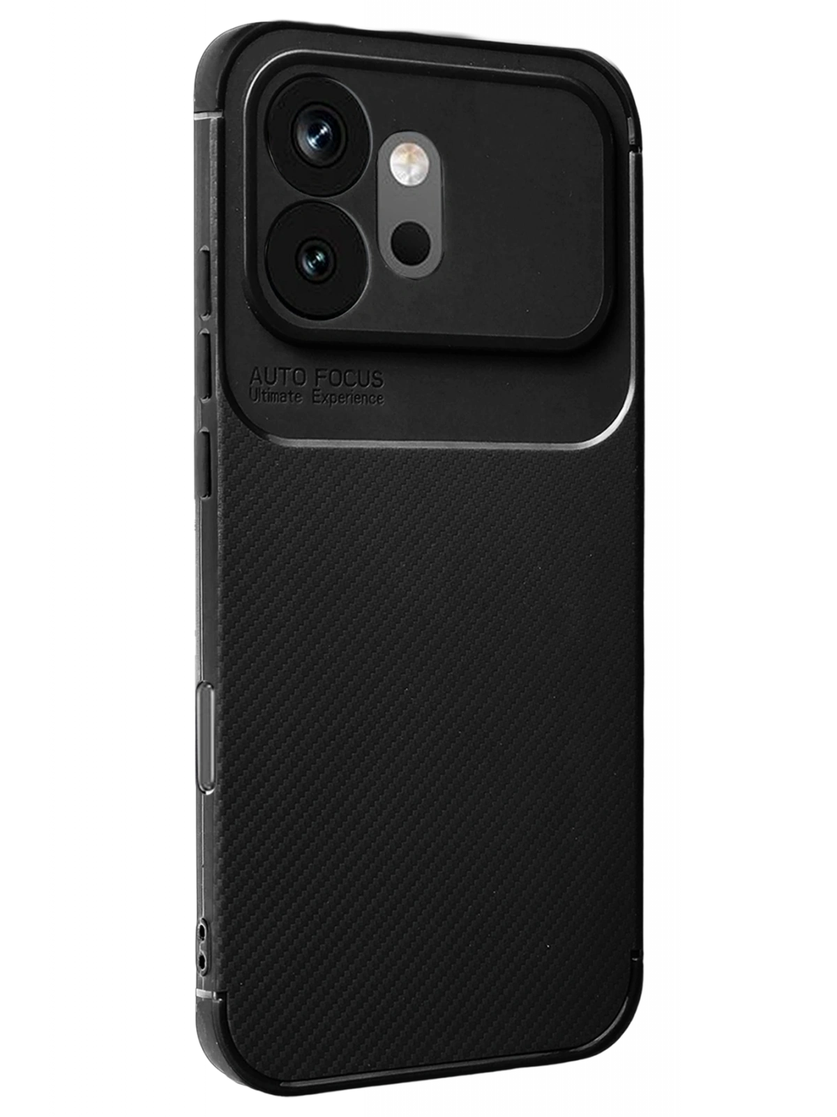 Newface Huawei Honor 600 Auto Focus Karbon Kapak - Siyah