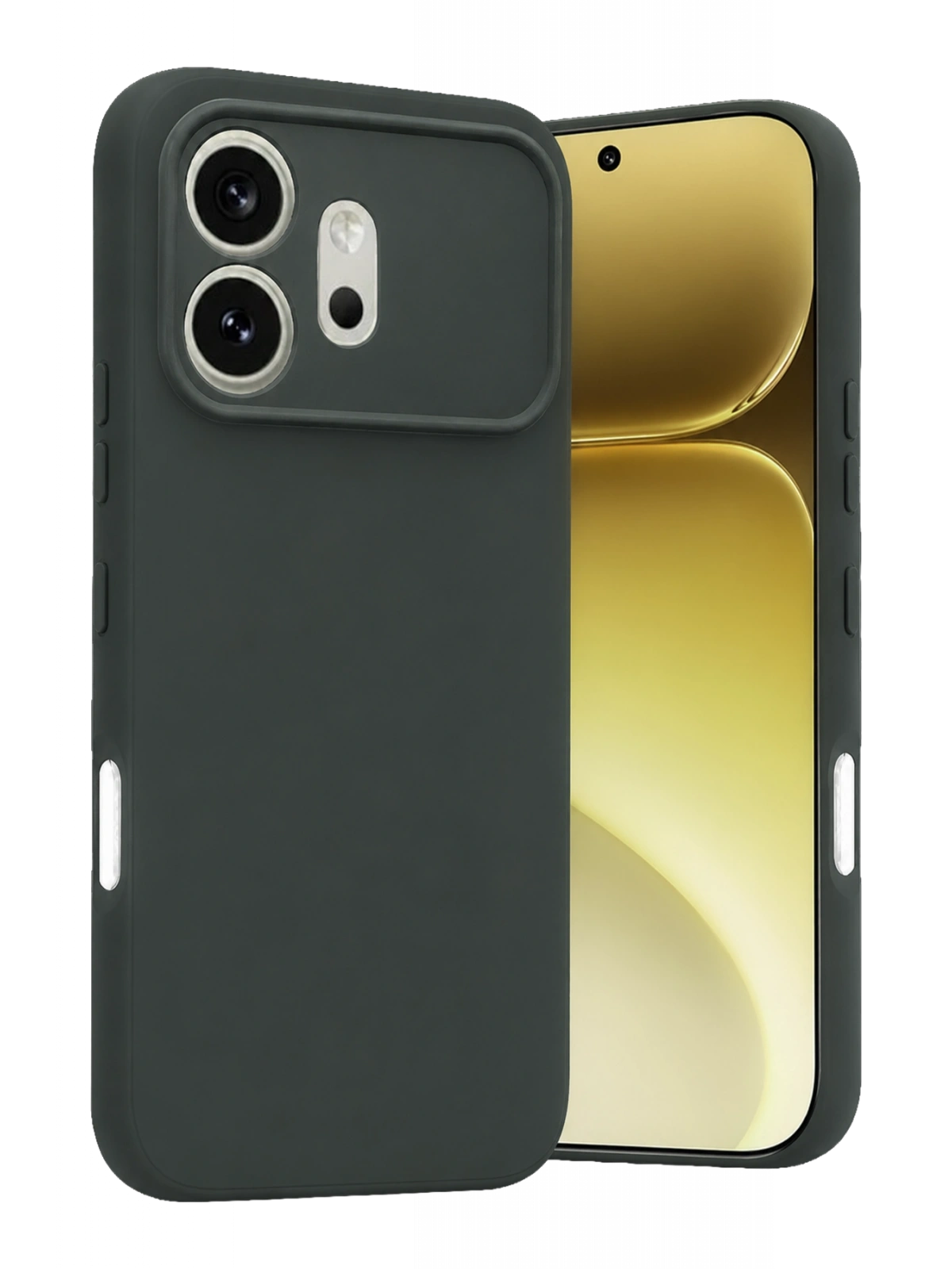 Newface Huawei Honor 600 First Silikon - Koyu Yeşil