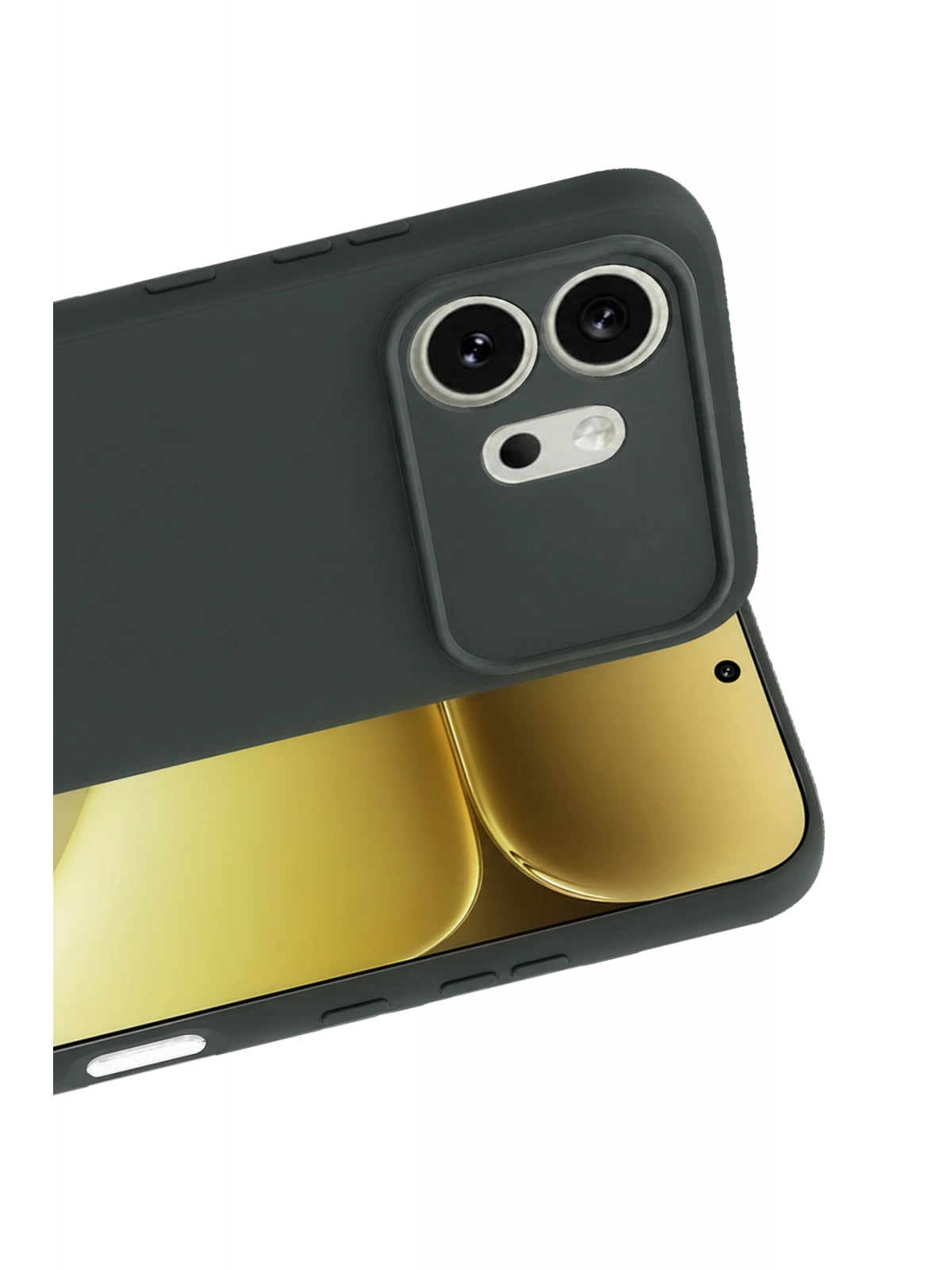 Newface Huawei Honor 600 First Silikon - Koyu Yeşil