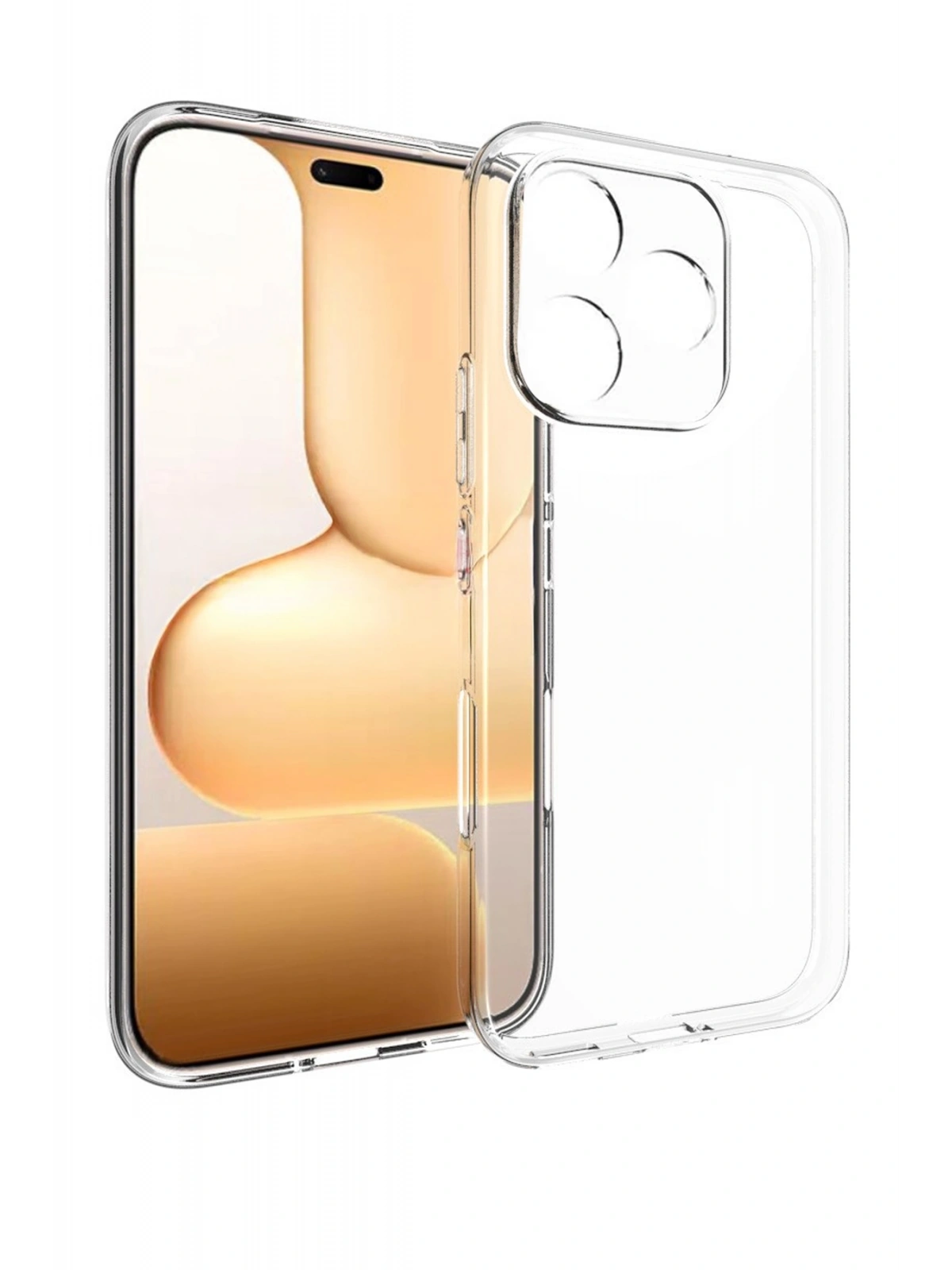 Newface Huawei Honor 600 Lite Lüx Şeffaf Silikon - Şeffaf