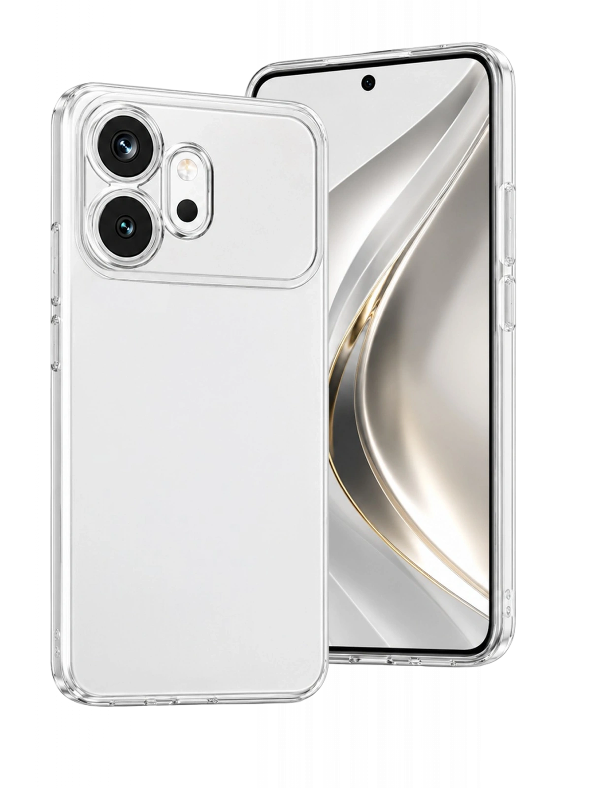 Newface Huawei Honor 600 Lüx Şeffaf Silikon - Şeffaf
