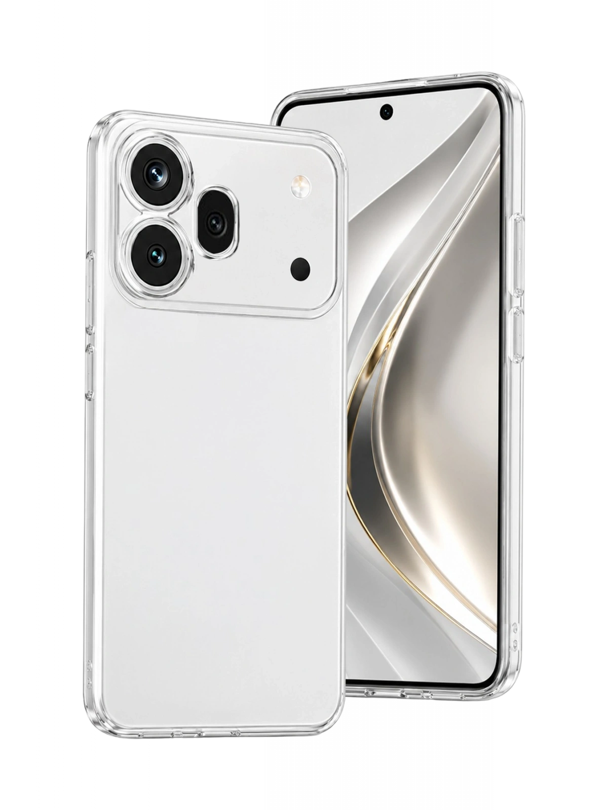 Newface Huawei Honor 600 Pro Lüx Şeffaf Silikon - Şeffaf