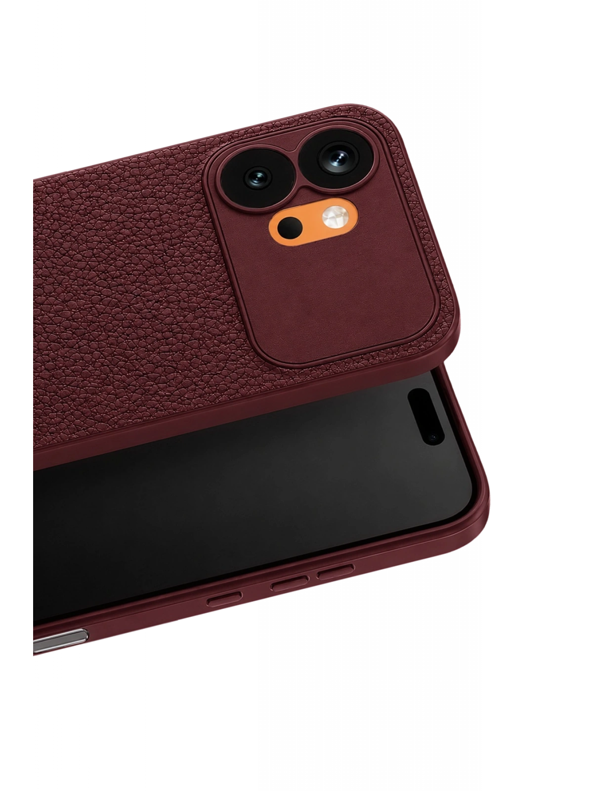 Newface Huawei Honor 600 Thermax Silikon Kılıf - Bordo
