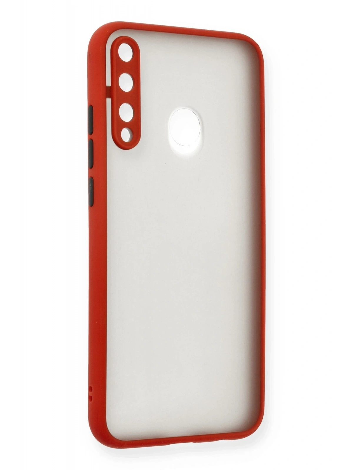 Newface Huawei P40 Lite E Kılıf Montreal Silikon Kapak - Kırmızı