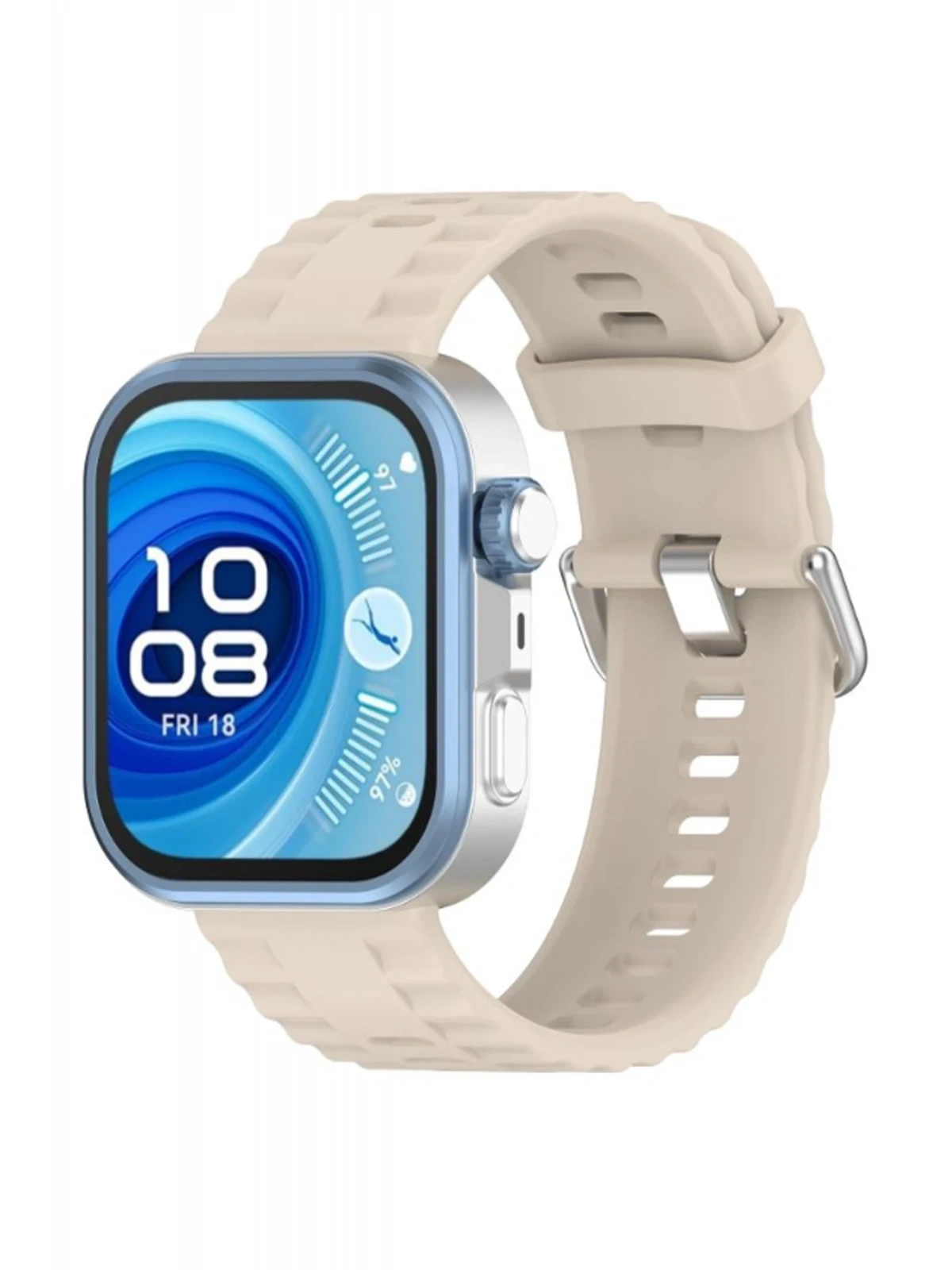 Newface Huawei Watch Fit 3 Klasik Kordon - Krem