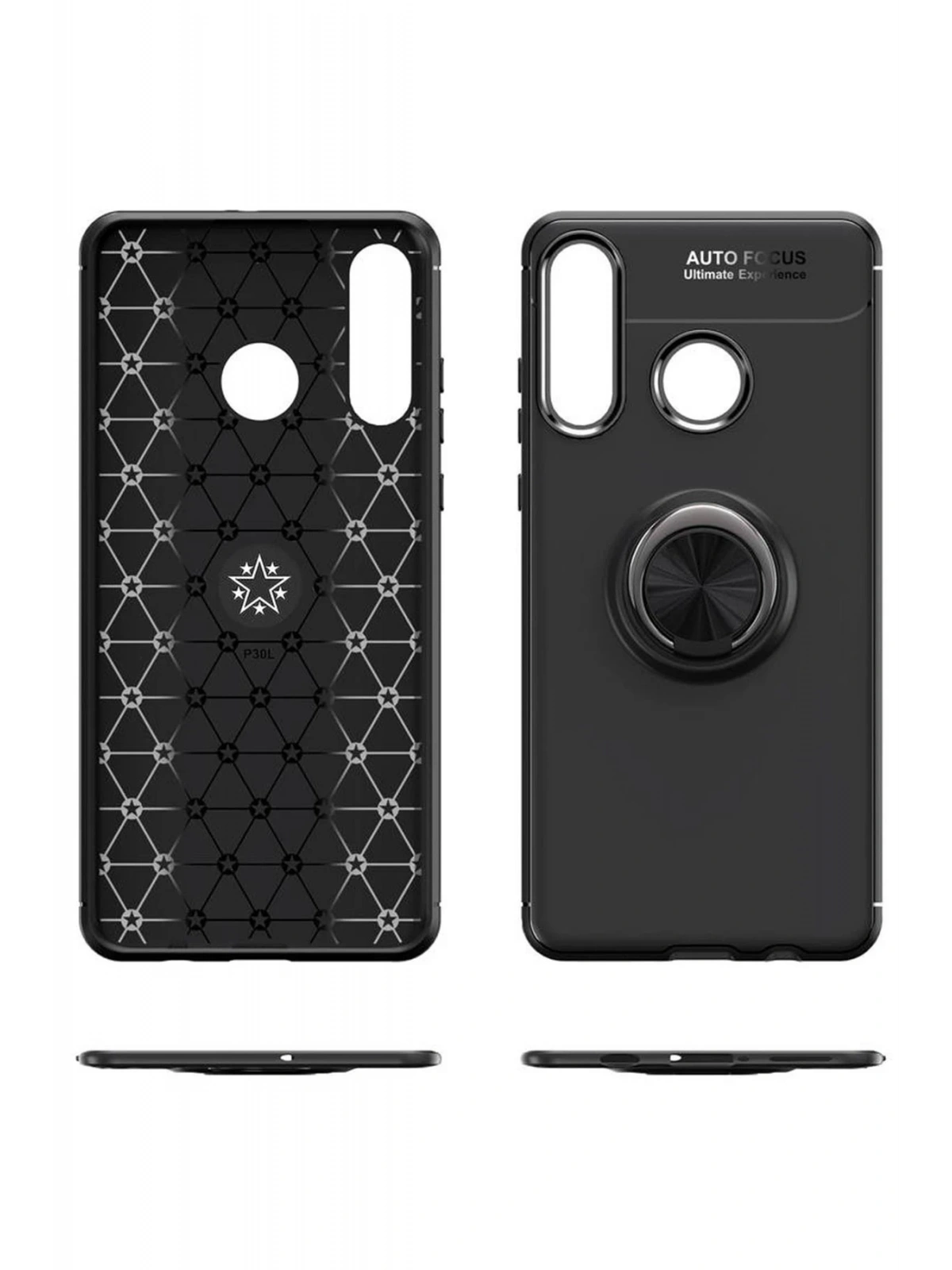 Newface Huawei Y6P Kılıf Range Yüzüklü Silikon - Mavi