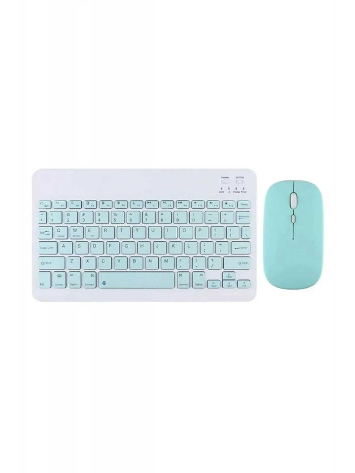 Newface KYB71 Kablosuz Türkçe Q Klavye Mouse Set - Açık Yeşil