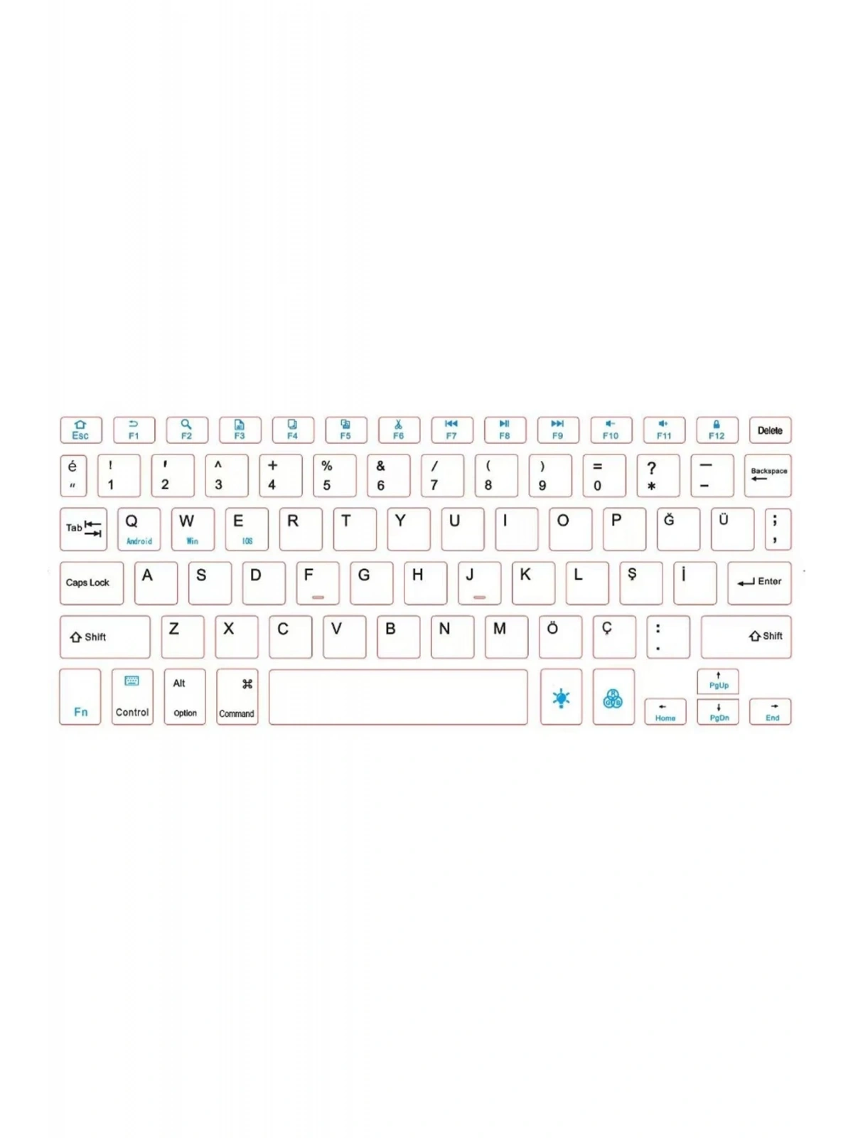 Newface KYB71 Kablosuz Türkçe Q Klavye Mouse Set - Pembe