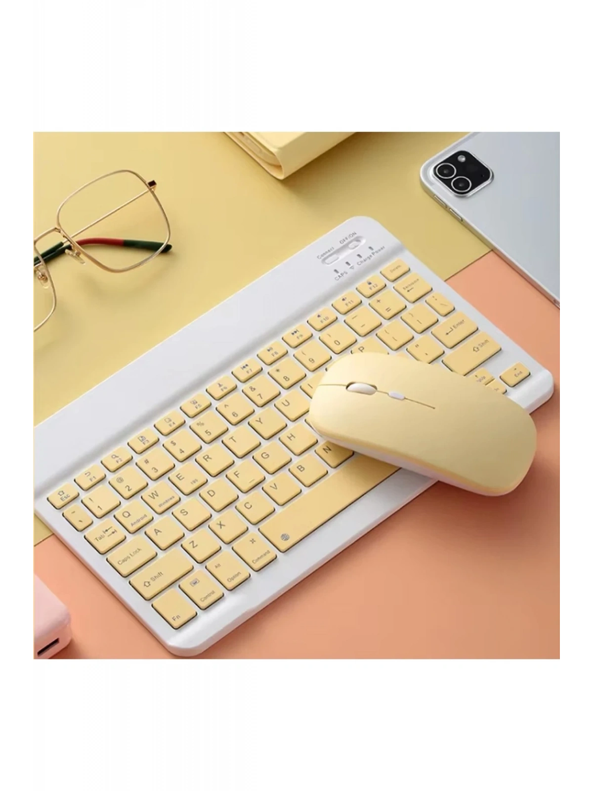 Newface KYB71 Kablosuz Türkçe Q Klavye Mouse Set - Pembe