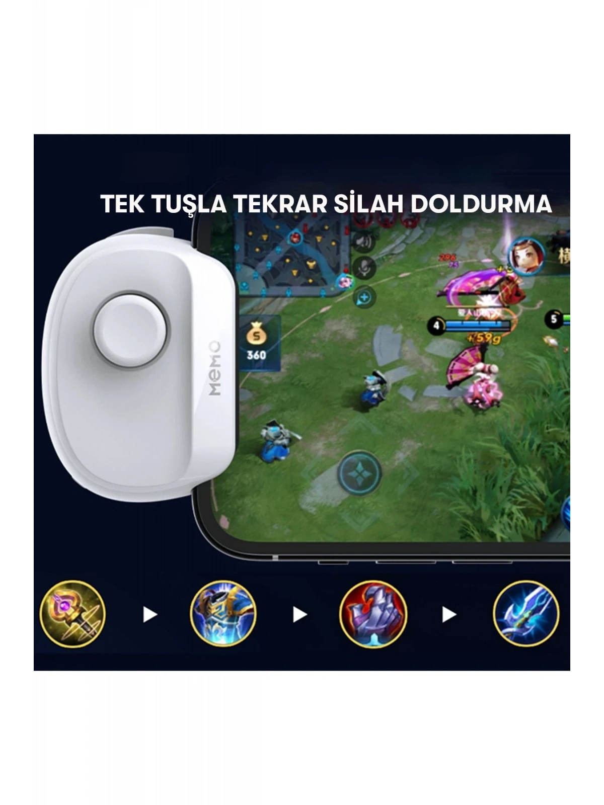 Newface Memo MB01 Oyun Tuşu - Beyaz