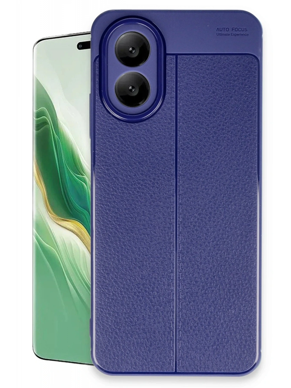 Newface Oppo A38 Kılıf Auto Focus Kapak - Lacivert