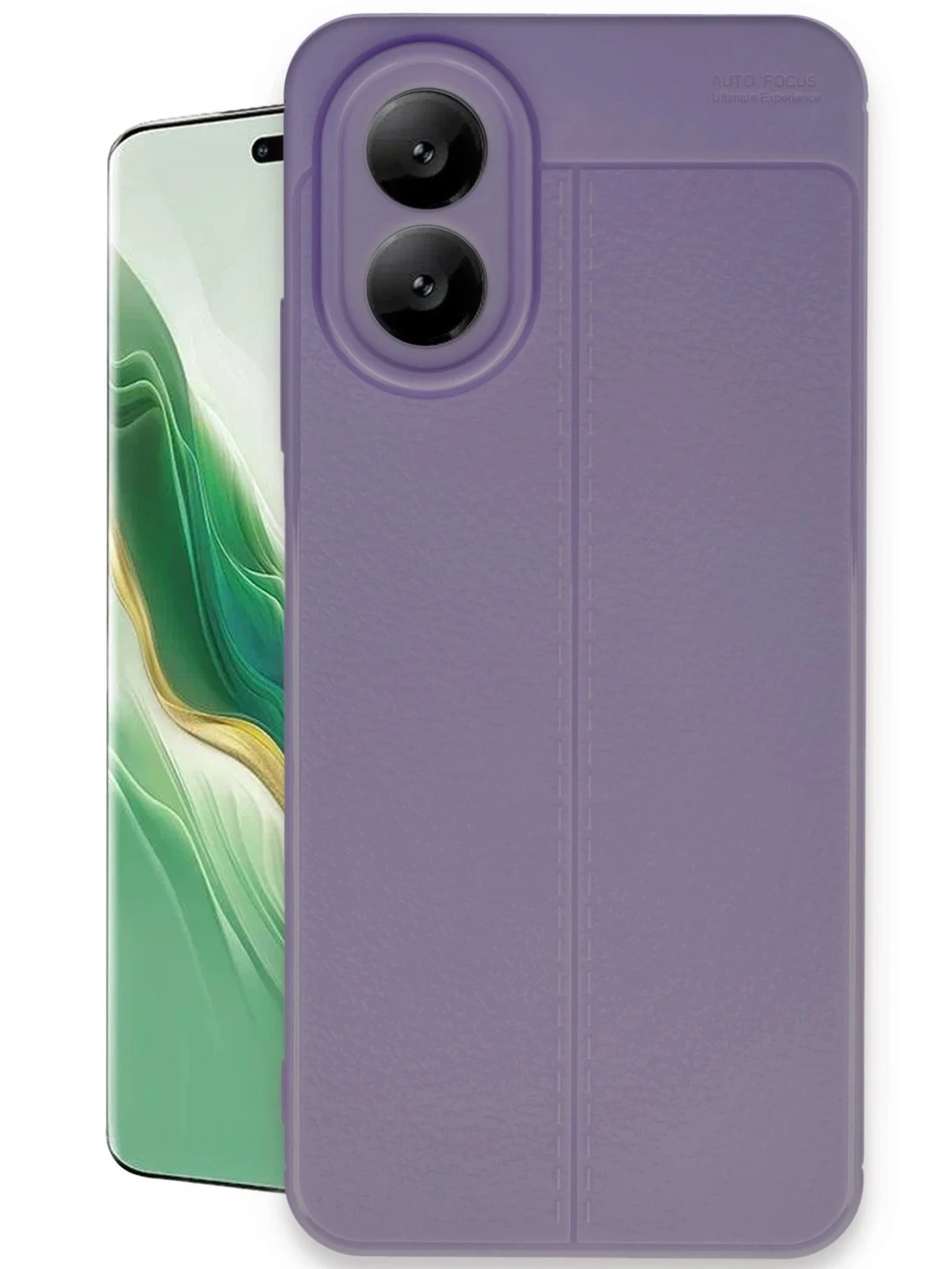 Newface Oppo A38 Kılıf Auto Focus Kapak - Lila